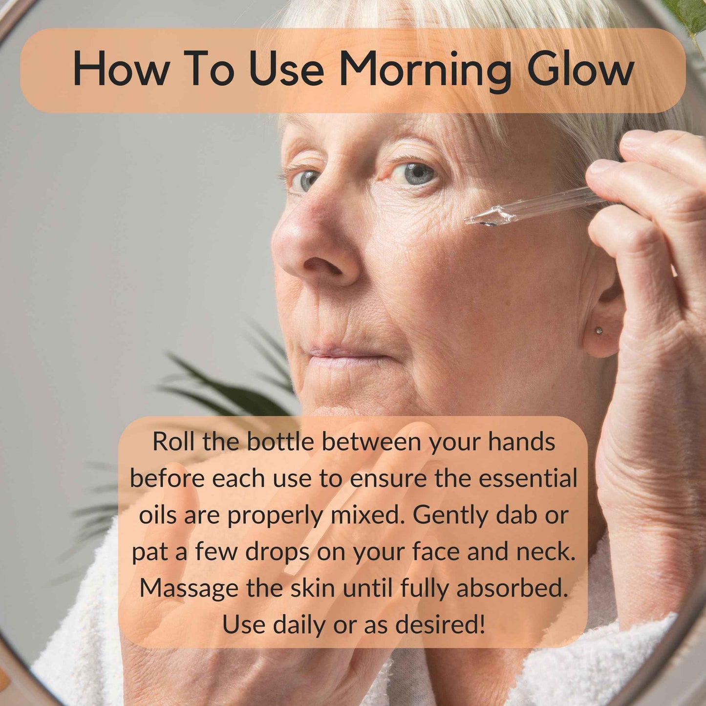 Vitality Extracts Morning Glow - Roll-On, Daily Moisturizing Serum, Avocado Oil, Tone, Rosehip, Vegan, Supple Skin, Radiant, All Skin Types, Hydrates & Nourishes