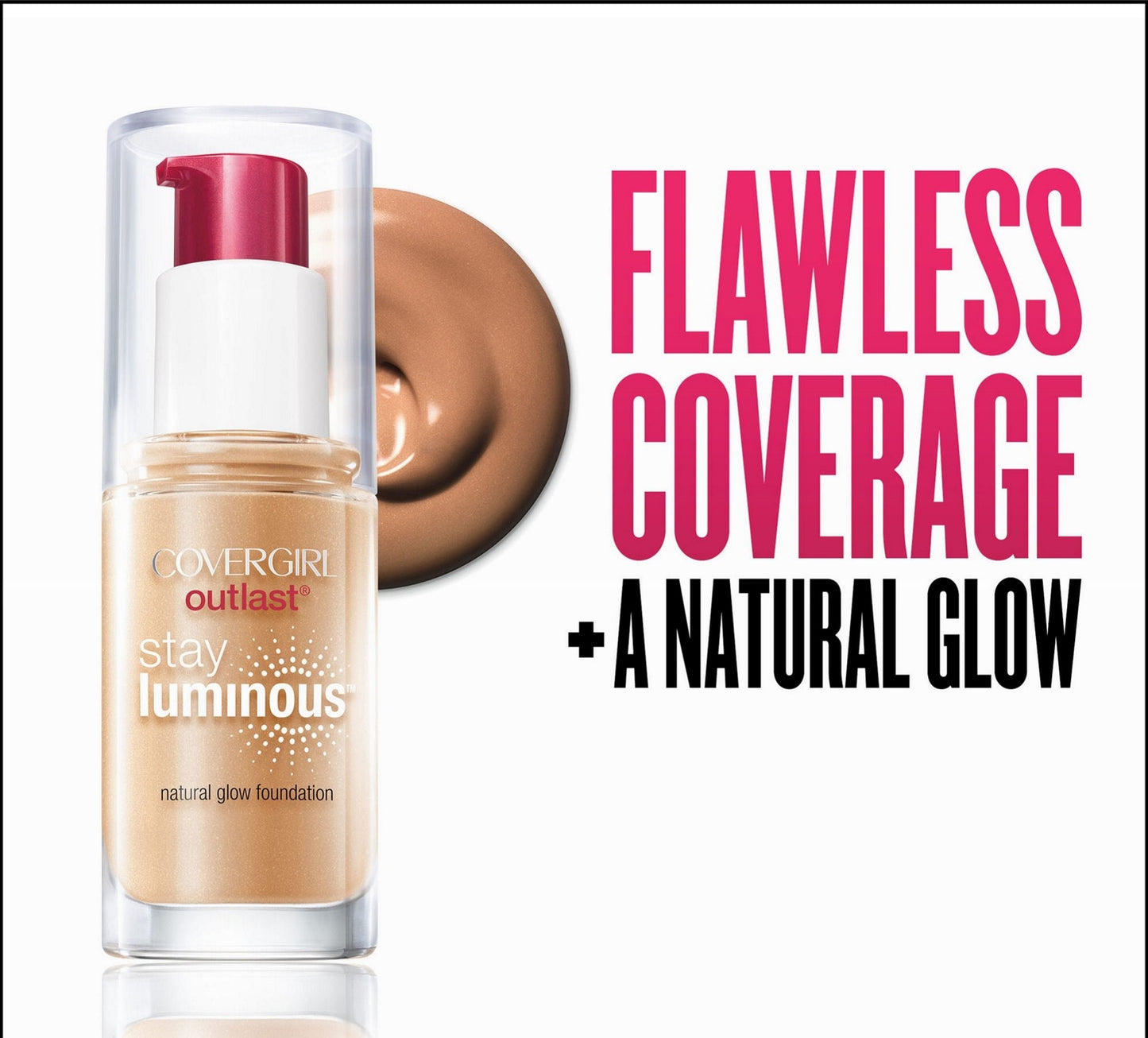 COVERGIRL Outlast Stay Luminous Foundation Classic Tan 860, 1 oz (packaging may vary)