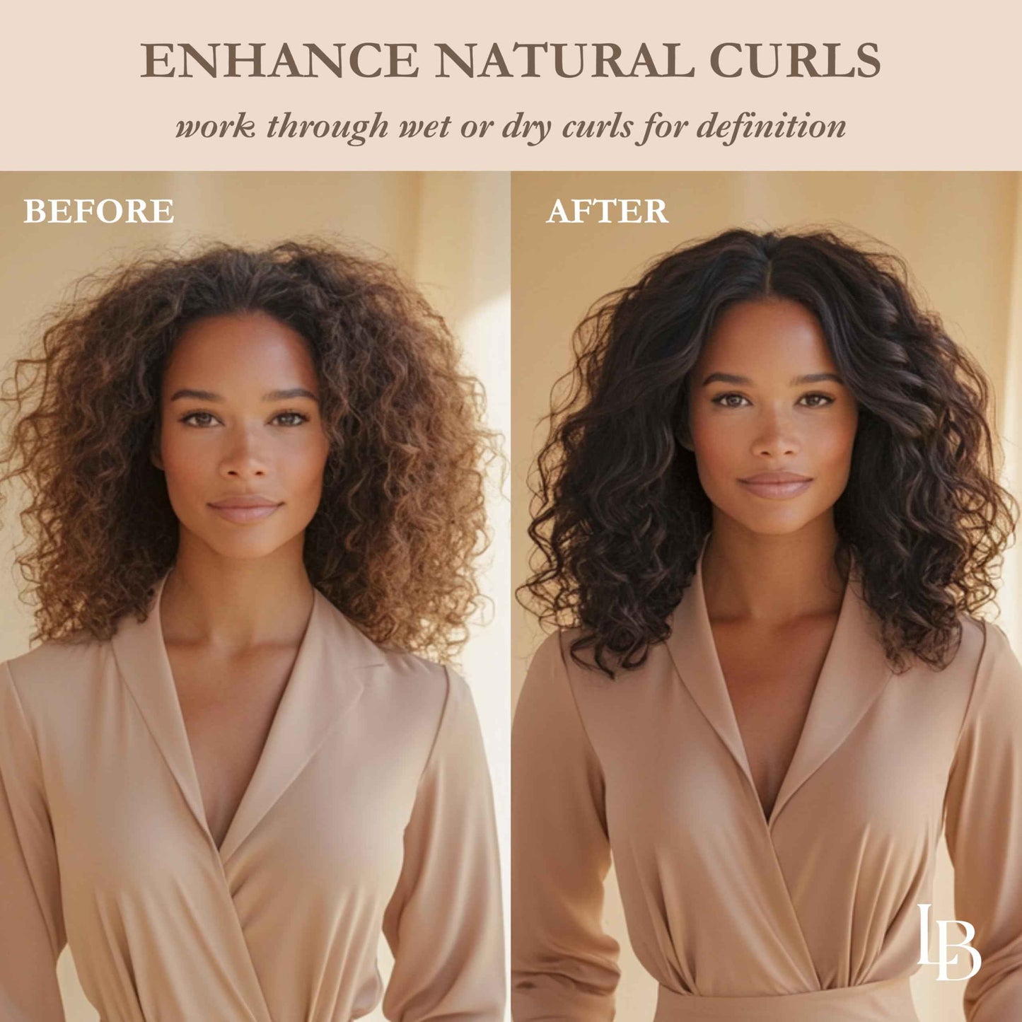 L'Brise Volume Soufflé Air-Activated Mousse – Lightweight, Non-Aerosol, Frizz-Free, Heat-Activated, Adds Body & Lift, No Crunch or Flakes, French Botanical Blend, (5.1 Oz)