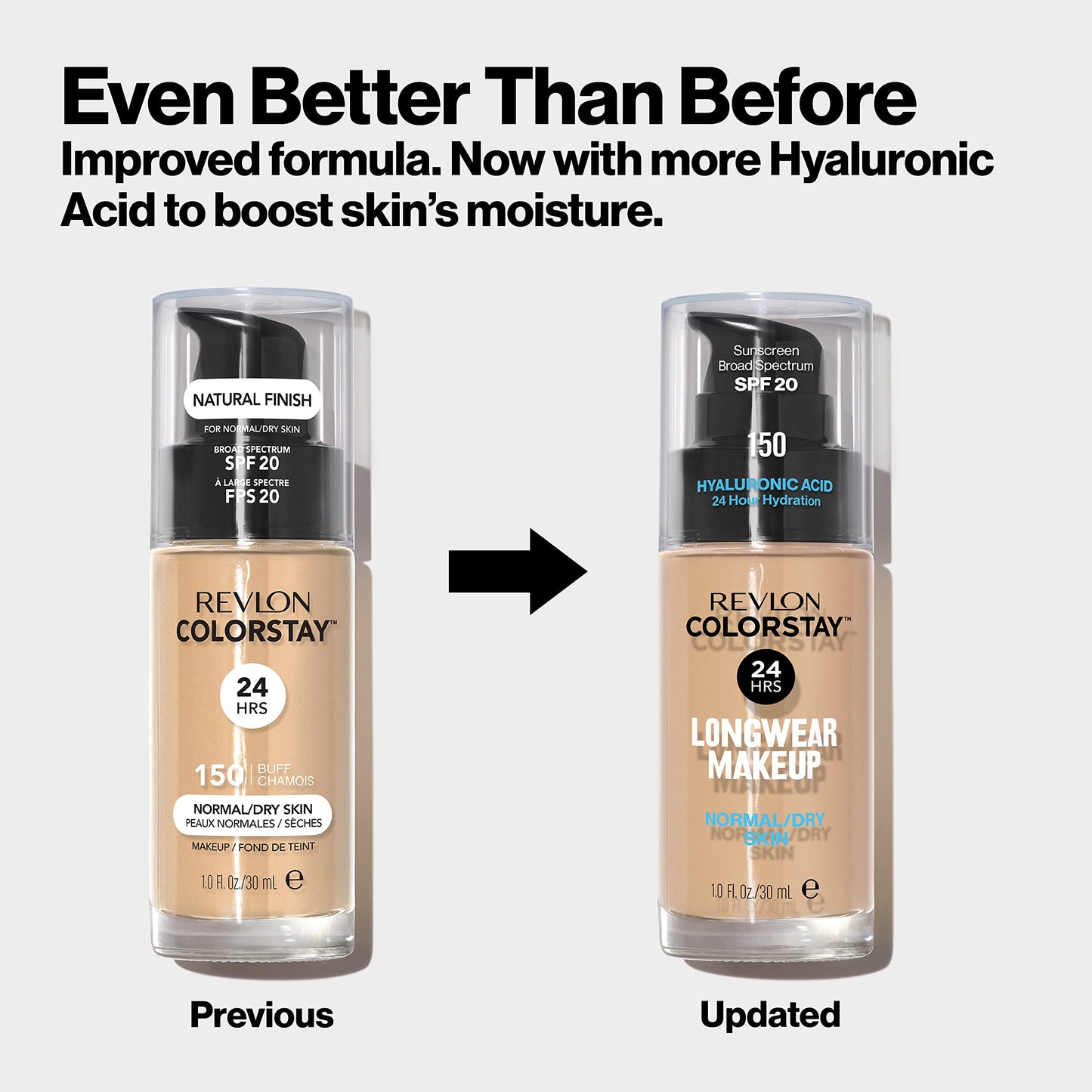 Revlon Liquid Foundation, ColorStay Face Makeup for Normal & Dry Skin, SPF 20, Longwear Medium-Full Coverage with Natural Finish, Oil Free, 390 Rich Maple, 1 Fl Oz