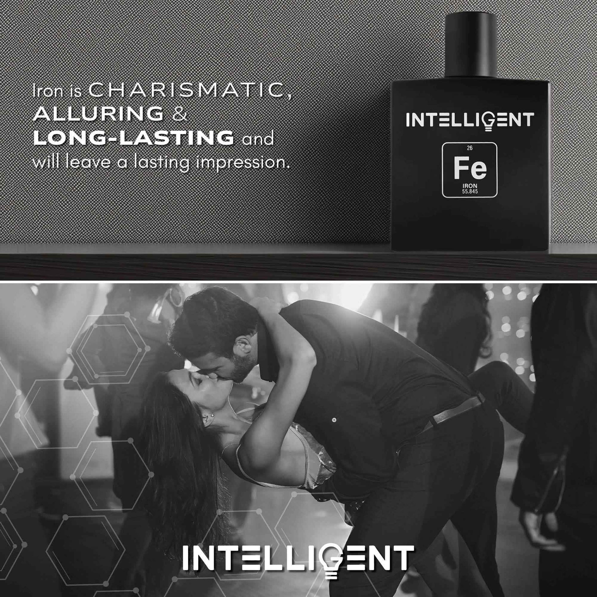 Intelligent Iron Eau de Parfum | Cologne for Men | | Magnetic, Masculine, and Timeless | 3.4 Fl Oz (100 mL)