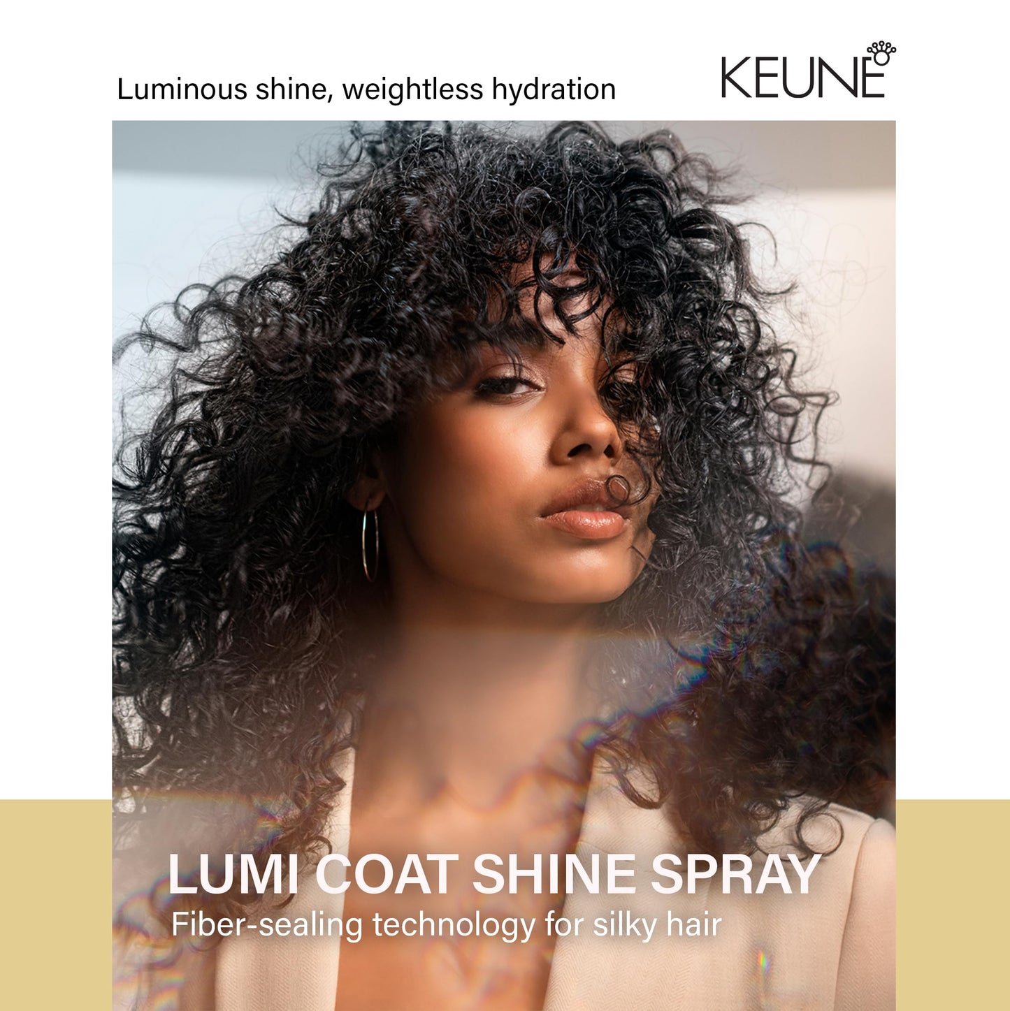 KEUNE Care Lumi Coat Luminous Shine Spray, Heat-Activated & Shine-Boosting Treatment for All Hair Types, 6.8 Fl Oz