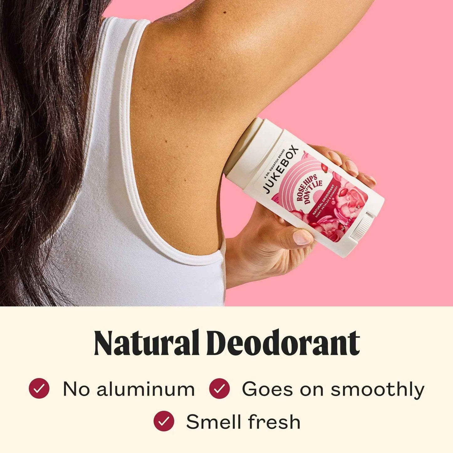 JUKEBOX Natural Deodorant for Women 3 Pack Sampler Gift Pack– Rose Hips Don't Lie, Mango No. 5, Sky Blue Malibu