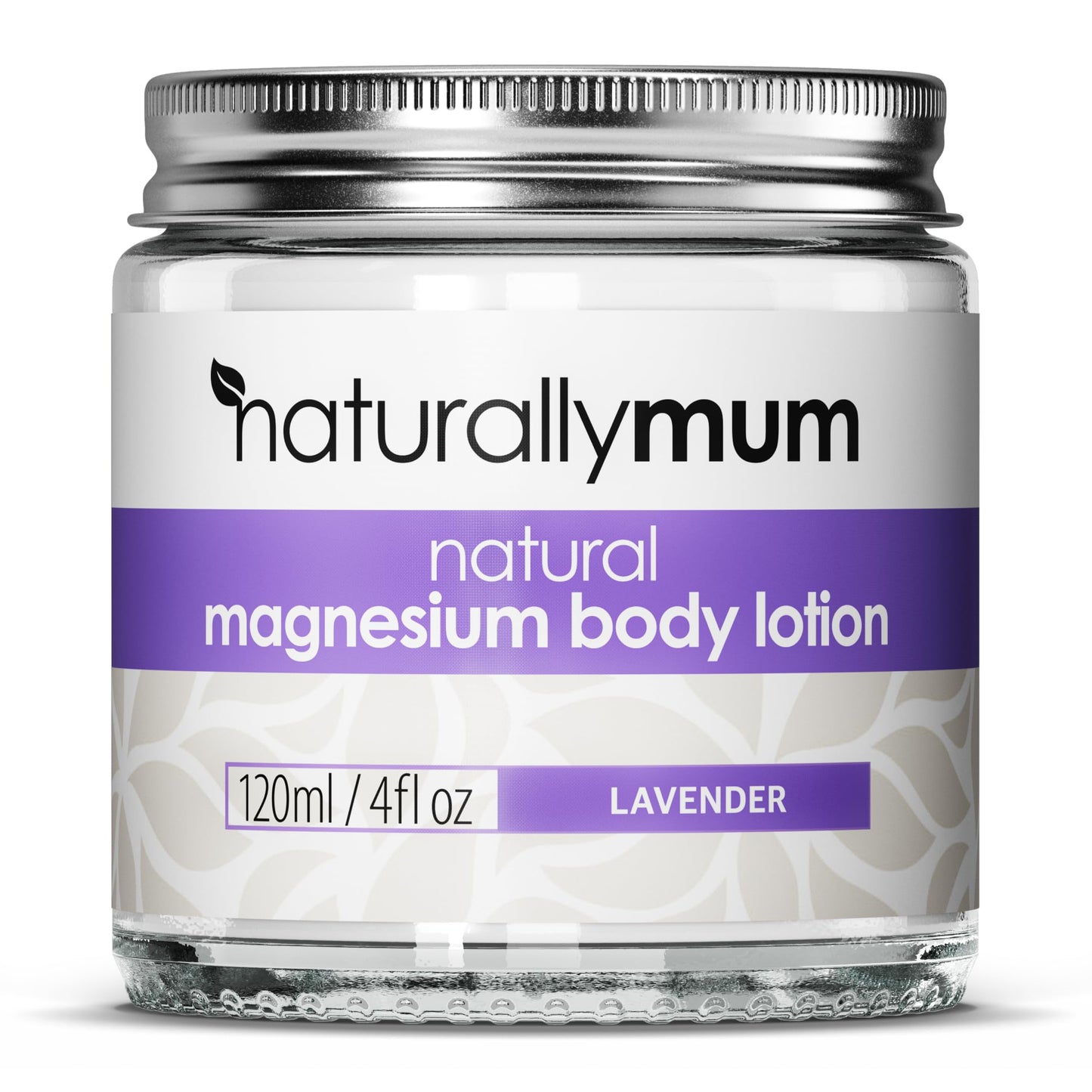 NaturallyMum - Magnesium Body Lotion [NATURAL & VEGAN] - Topical Magnesium Chloride Cream Lotion Support for Sleep, Bone, Heart & Muscle Health - Lavender - Made in UK & Safe for Kids