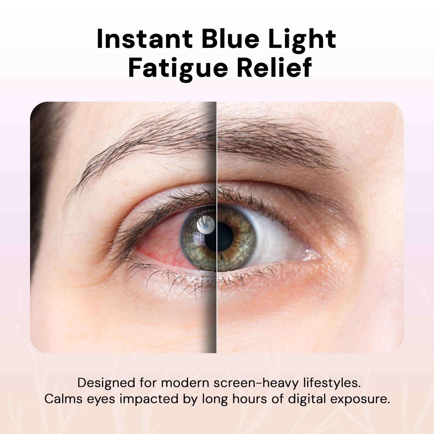 Glitch Self Heating Eye Mask - Steam Eye Mask for Dry Eyes, Soothing Relief, Stress Reduction - Disposable Warm Eye Compress Moist Heat