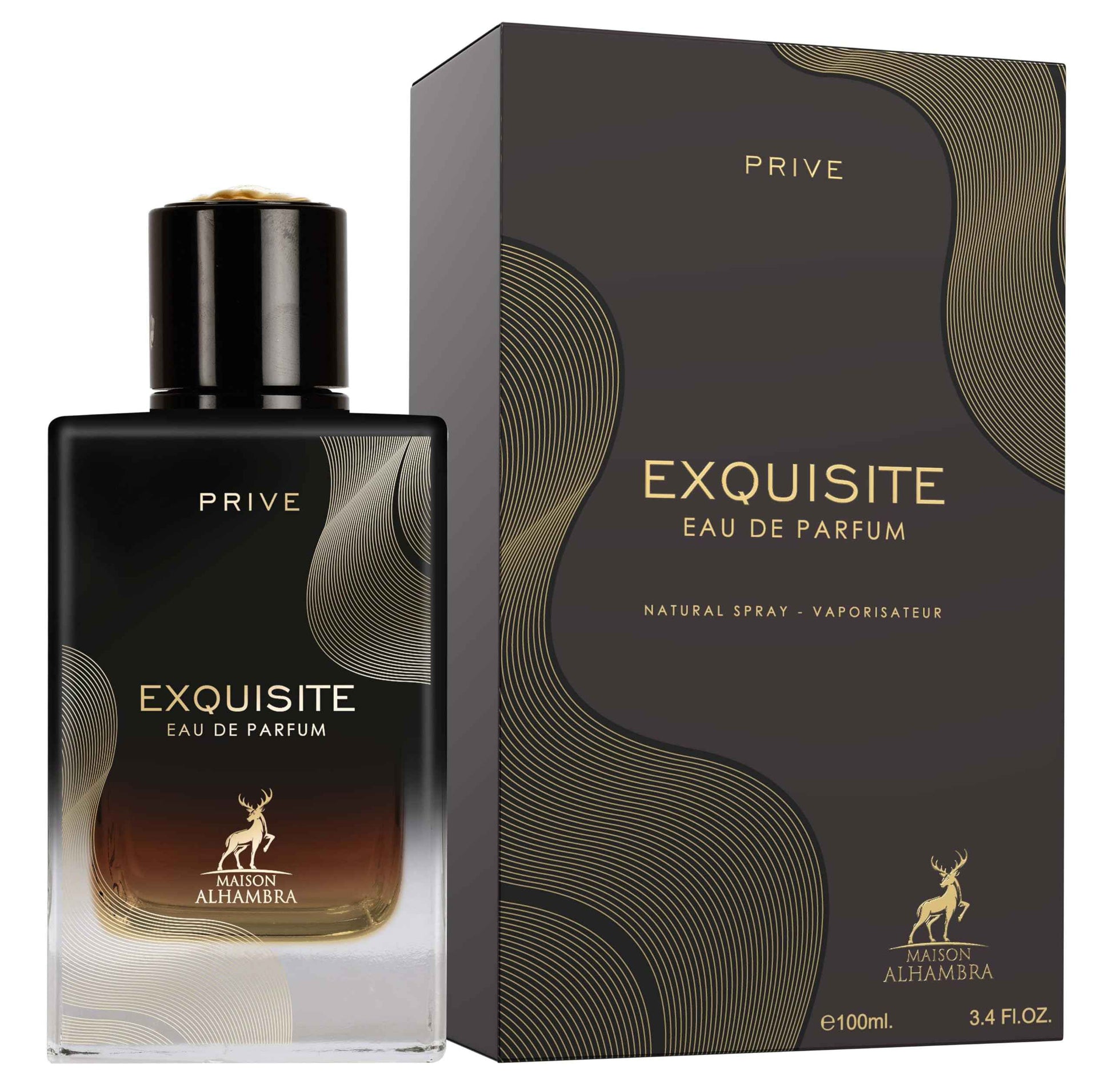 Maison Alhambra Exquisite for Unisex Eau de Parfum Spray, 3.4 Ounce / 100 ml