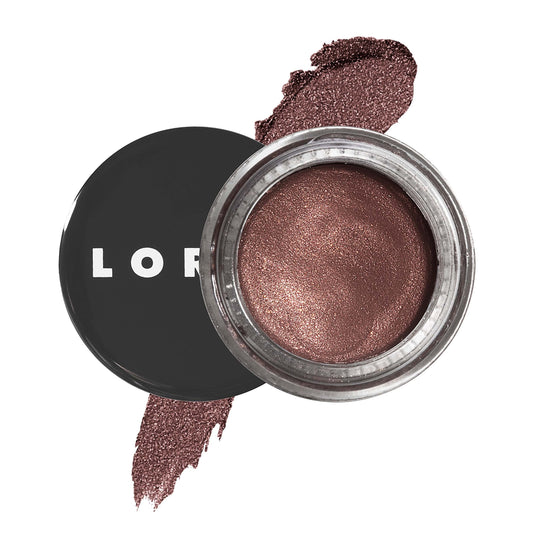 LORAC Lux Diamond Crème Eye Shadow | Metallic Shimmer Eyeshadow Powder | Velvet Brown