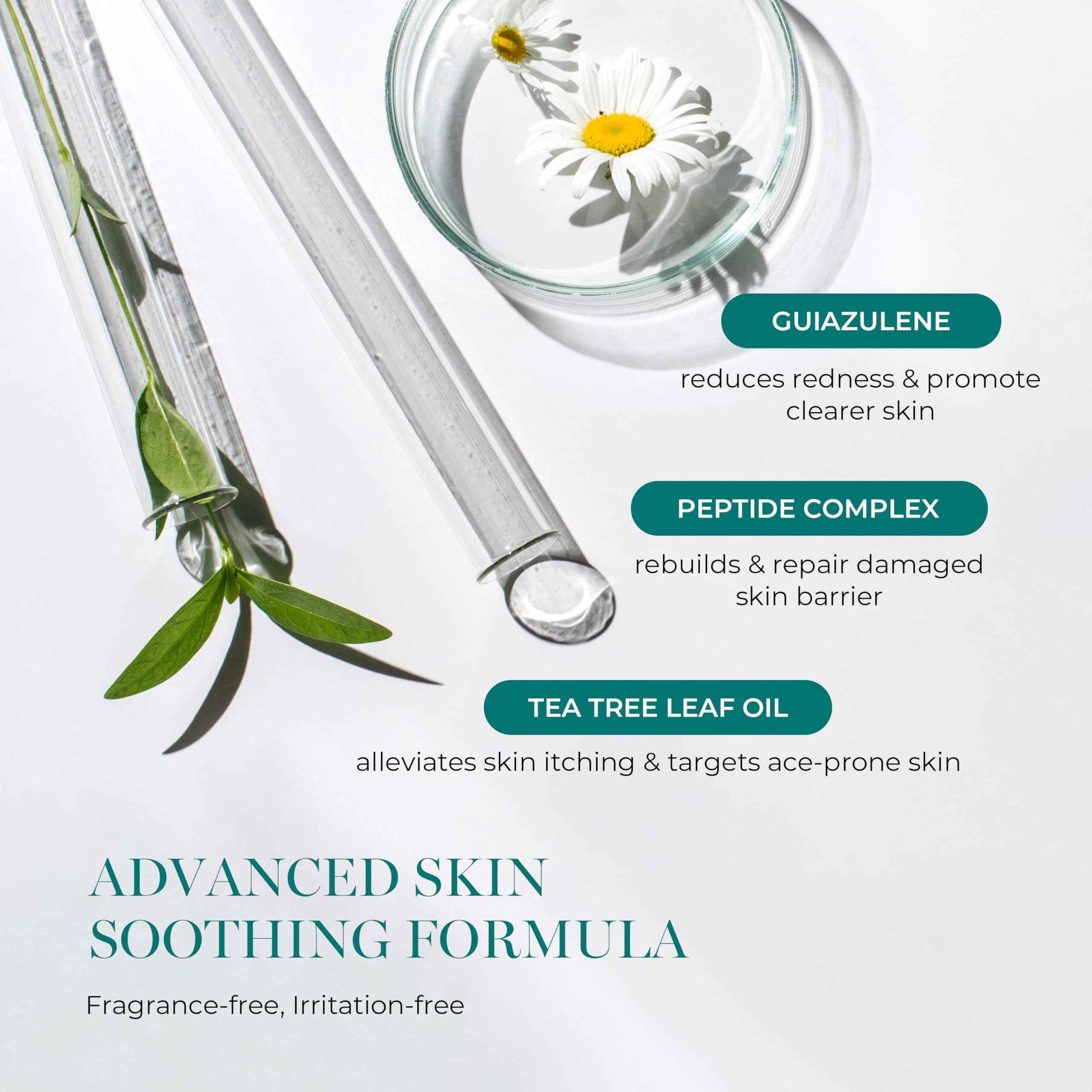 COSHEAL Azulene Boost Ampoule 1.52 fl oz, Calming & Soothing Serum with Guaiazulene, Centella Asiatica & Botanical Extracts, Hydrates Sensitive Skin, Korean Skin care