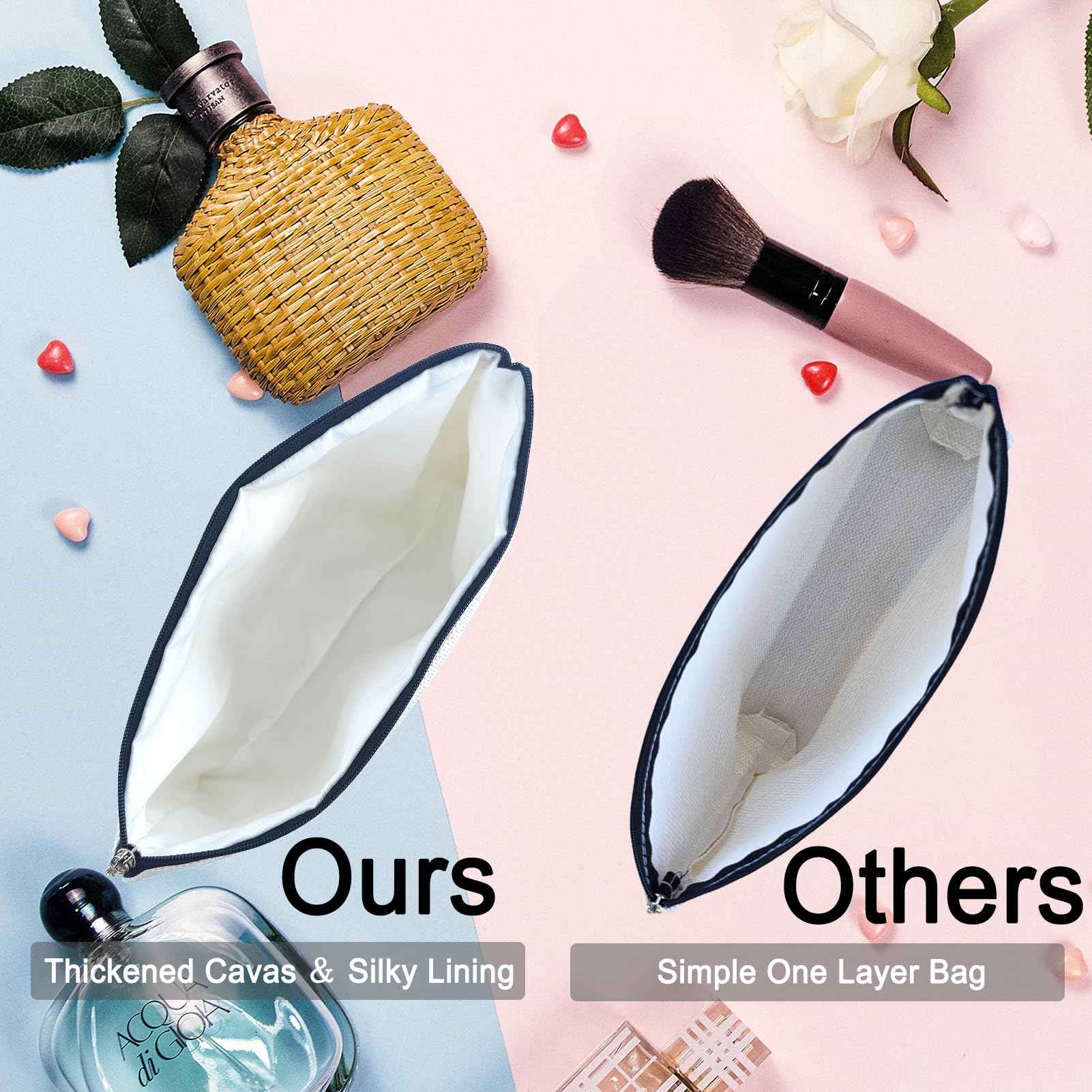 Ancpeany 18th Birthday Gifts for Girls: Makeup Bag, 2007 Happy 18th Birthday Decorations, Cosmetic Travel Pouch