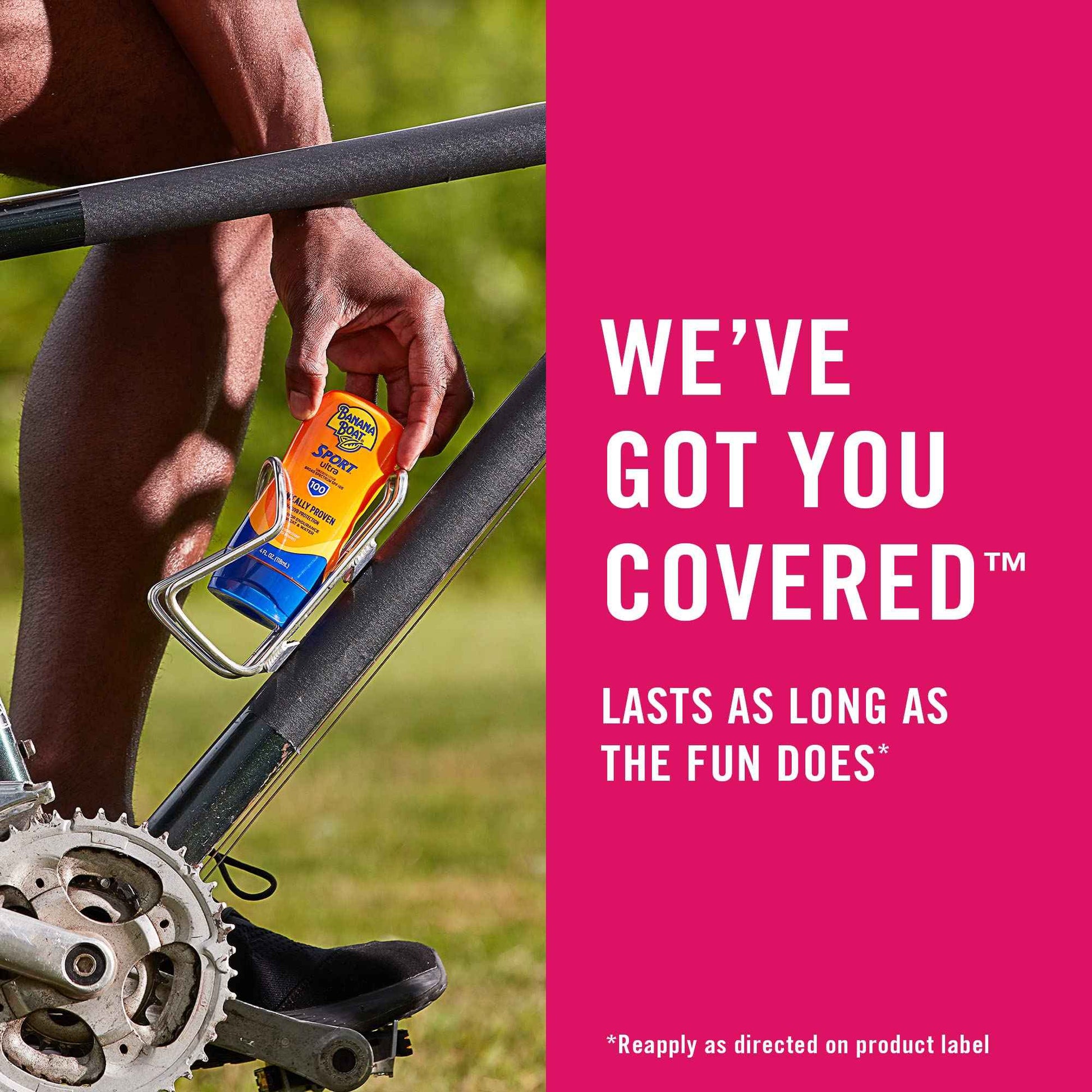 Banana Boat Sport Ultra Sunscreen Spray, SPF 100 | Water Resistant | 6oz | Pack of 2