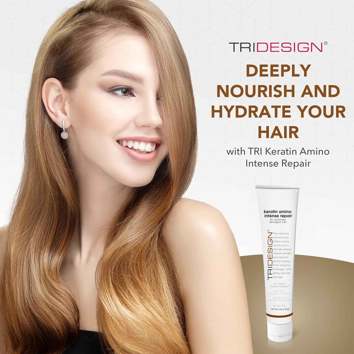 Tri Keratin Amino Intense Repair, 6 Fluid Ounce (Pack of 2)