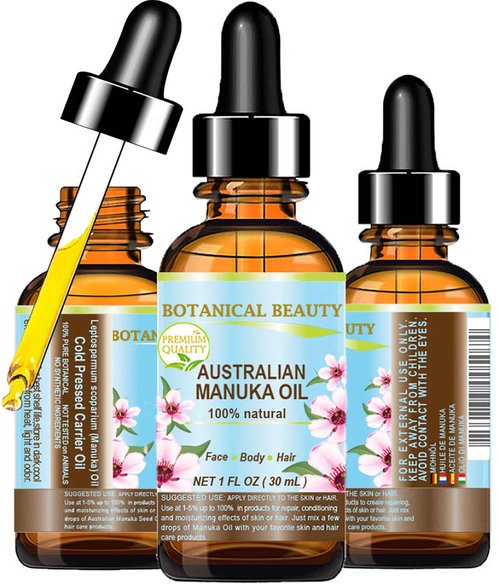 Botanical Beauty MANUKA OIL WILD GROWTH RAW 100% Natural VIRGIN UNREFINED Cold Pressed Carrier Oil. for Skin, Face, Hair, Lip and Nail Care Anti-Aging 1 Fl Oz - 30 ml