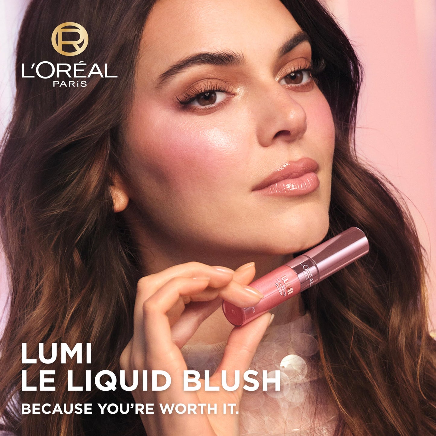 L'Oréal Paris True Match Lumi Le Liquid Blush, Intense Lightweight Blush Formula With Liquid Pigments, Glowy True Rose, 0.33 Fl Oz