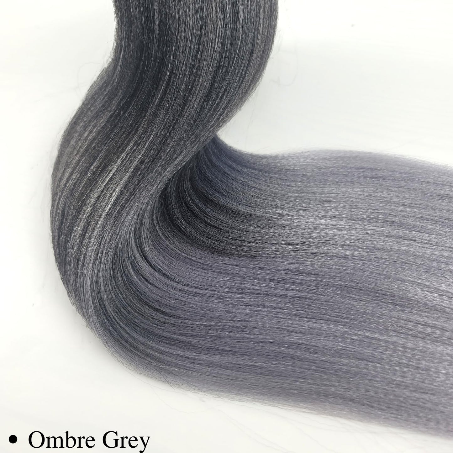 Gozill Baiding Hair Pe Sretched Grey Kanekalon Braiding Hair Prestretched Ez Braid