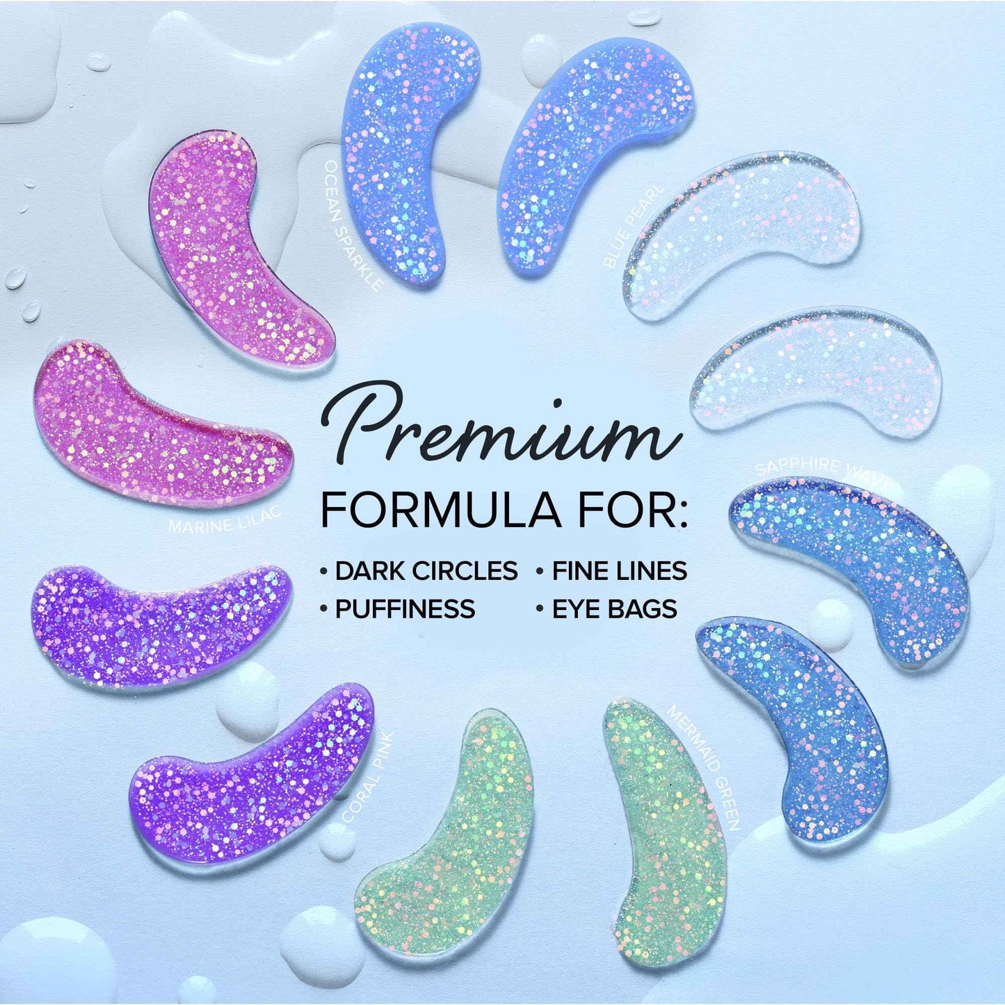 MAREE Beauty Essentials Duo - Keratin Hair Capsules and Eye Gels for Glowing Vibrant Look - Ultimate Skin & Hair Care Package