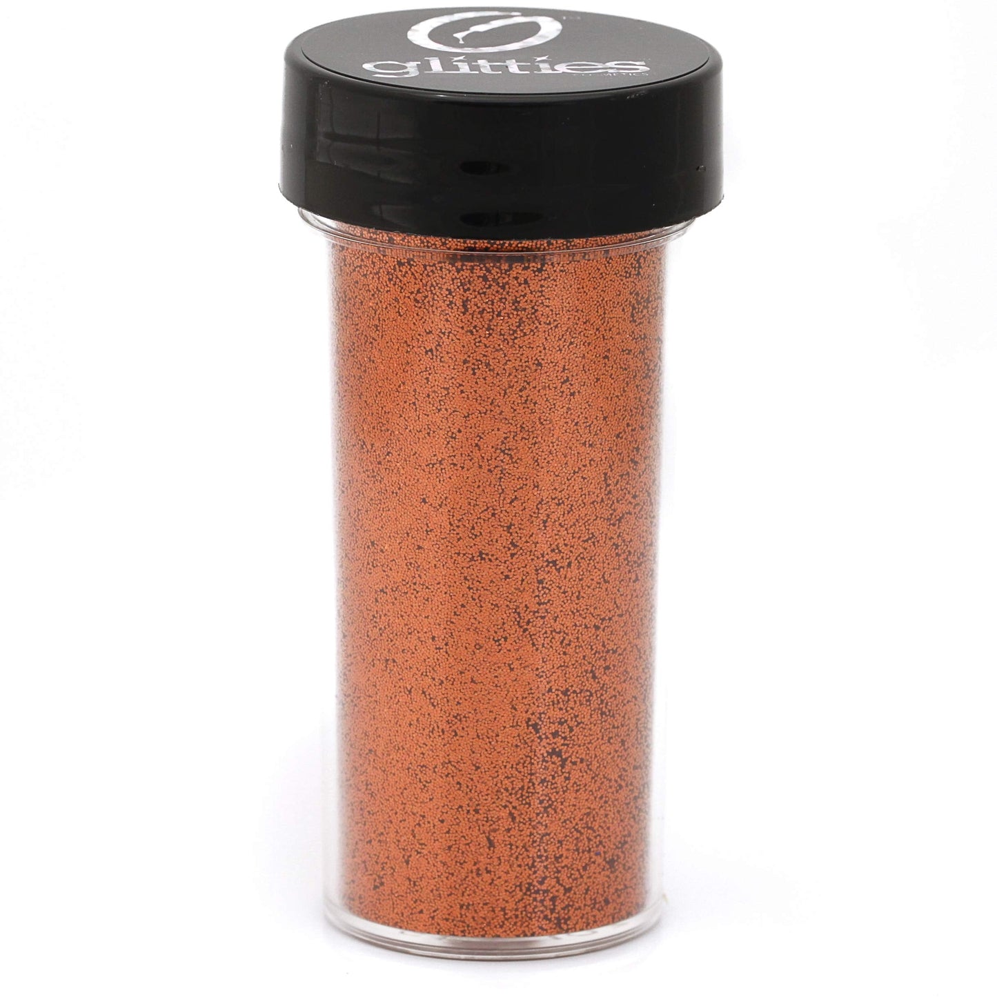 GLITTIES - Golden Orange - Holographic Loose Fine Glitter Powder (.008") - Great for Nail Art, Nail Polish, Gel, Gel Polish or Acrylic Nail Powder - Solvent Resistant - (30 Gram Jar)