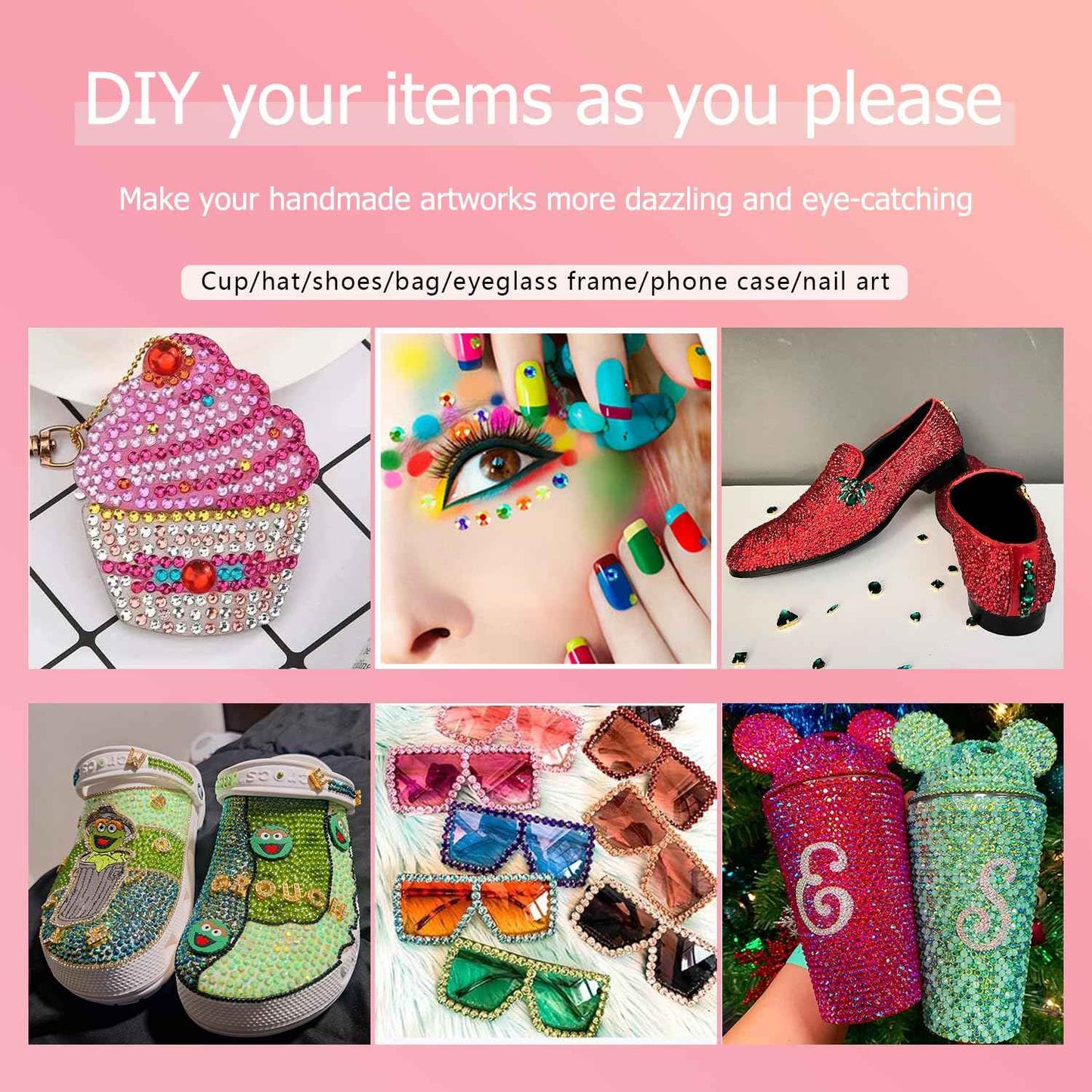 Blinginbox 1500pcs 5mm AB Resin Flatback Rhinestone for Crafting,Flatback Round Jelly Rhinestones Bedazzling Non Hotfix Crystal Gems for Nails Face Makeup Tumblers Mugs DIY Crafts.(Champagne AB)