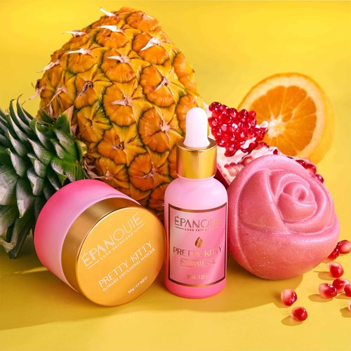 Epanouie Skin | Pretty Kitty Intimate Care | Premium Botanical Feminine Hygiene | Feminine Soap | Gentle Wash For Privates | Treats Odor + Inflammation