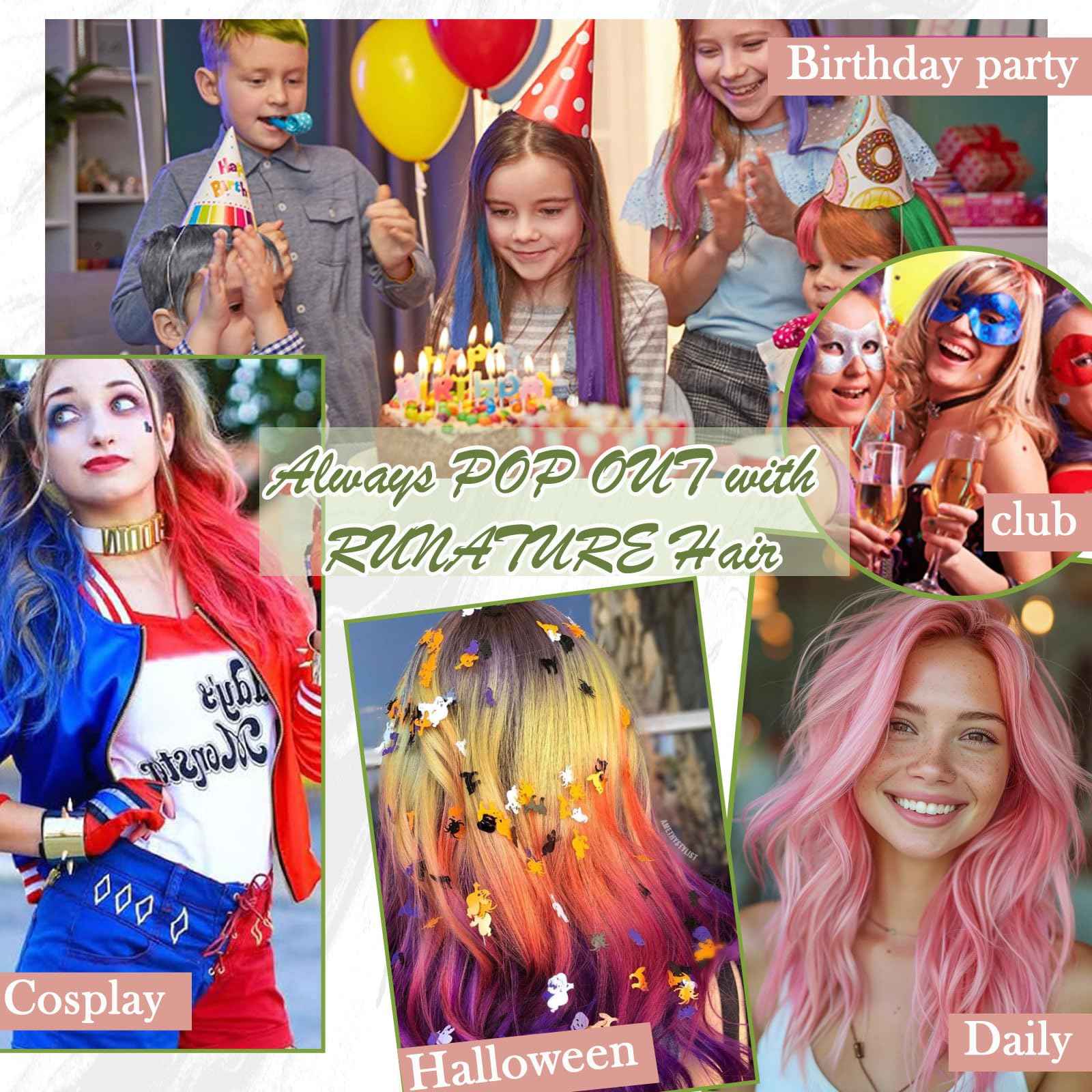 RUNATURE Tape in Hair Extensions Human Hair 18 Inch Purple Tape in Hair Extensions Purple Human Hair Tape ins Purple Hair Extensions Tape in Extensions Purple Extensions Hair for Highlight 25g 10pcs