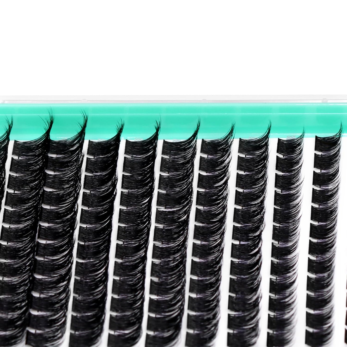 Bodermincer Black/Colored Cluster Lashes 240pcs 20D/40D DIY Eyelash Extension D Curl Long Individual Lashes Mixed Tray Faux Mink Lash Clusters Extensions 8-22mm (B02# 8-10-12-14-16mm MIX)