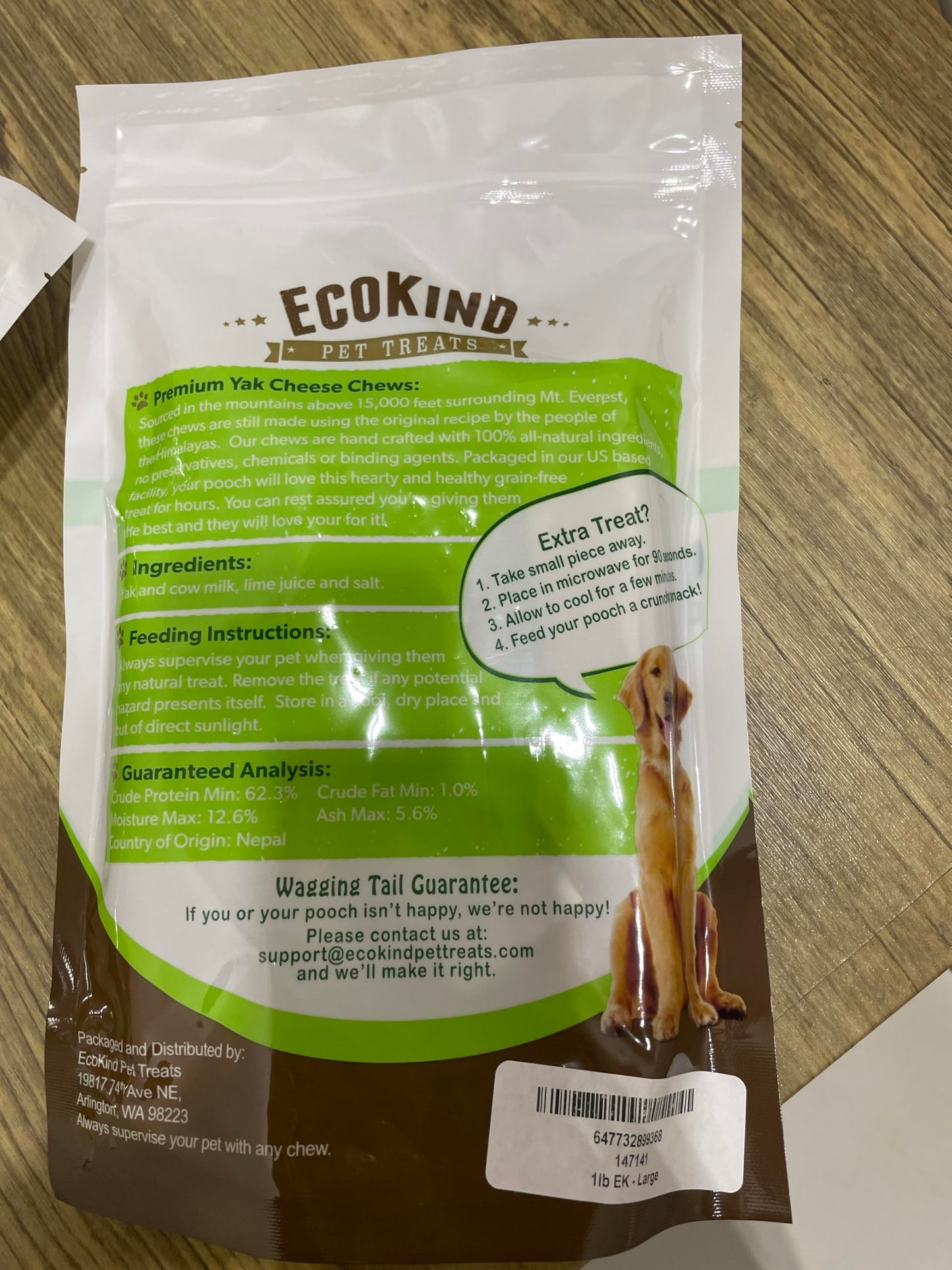 EcoKind Yak Cheese Dog Chews | 3 lb. Bag | Healthy Dog Treats, Odorless Dog Chews, Rawhide Free, Long Lasting Dog Bones for Aggressive Chewers, Indoors & Outdoor Use, Made in The Himalayans