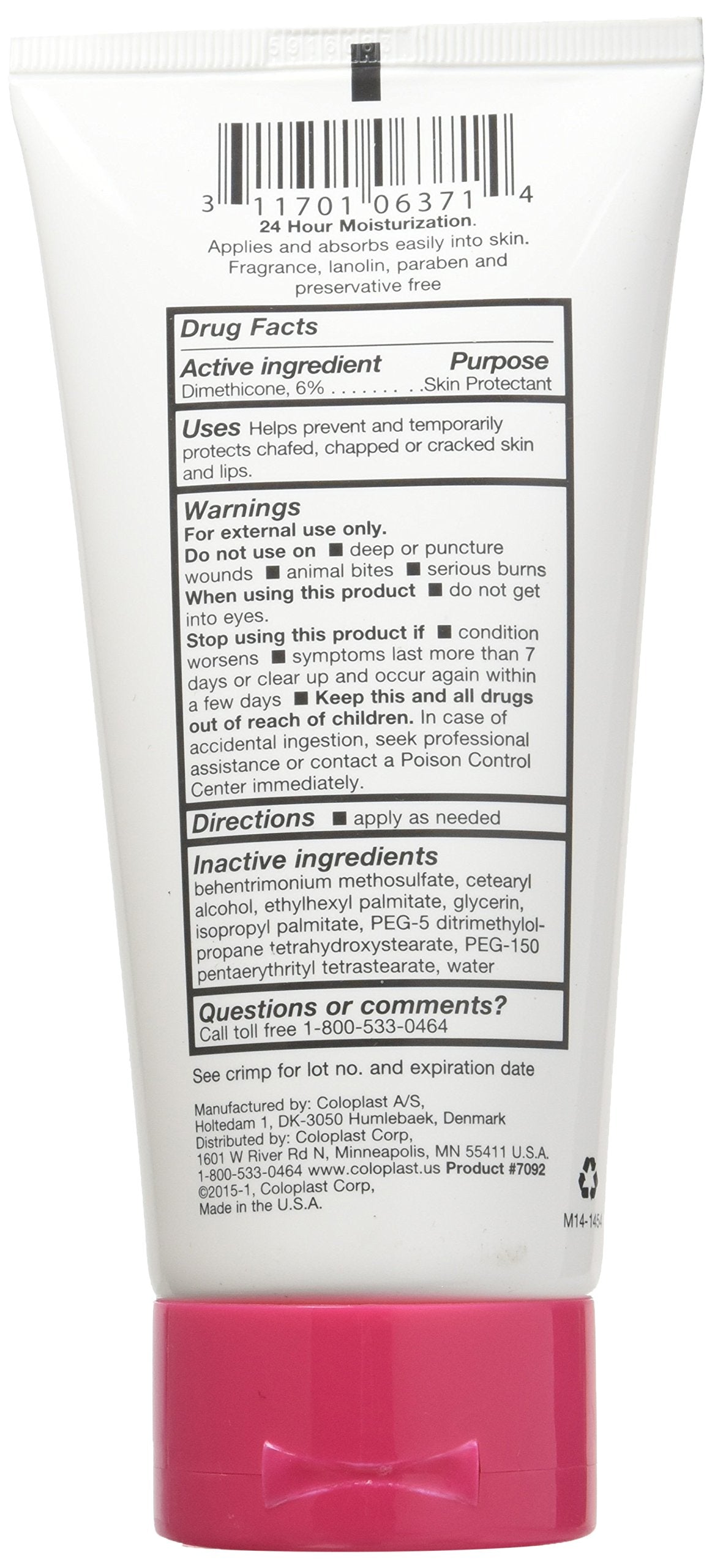 Coloplast Sween 24 Unscented Cream: 5 oz Moisturizing Body Lotion for All Skin Types - Paraben & Alcohol Free