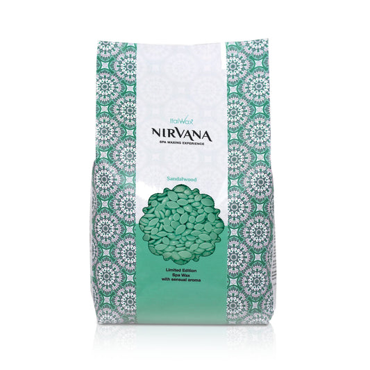 Italwax Vanira - 1kg / 2.2lb - Hard wax beads for hair removal - Special for SPA waxing procedure - Sandalwood aroma