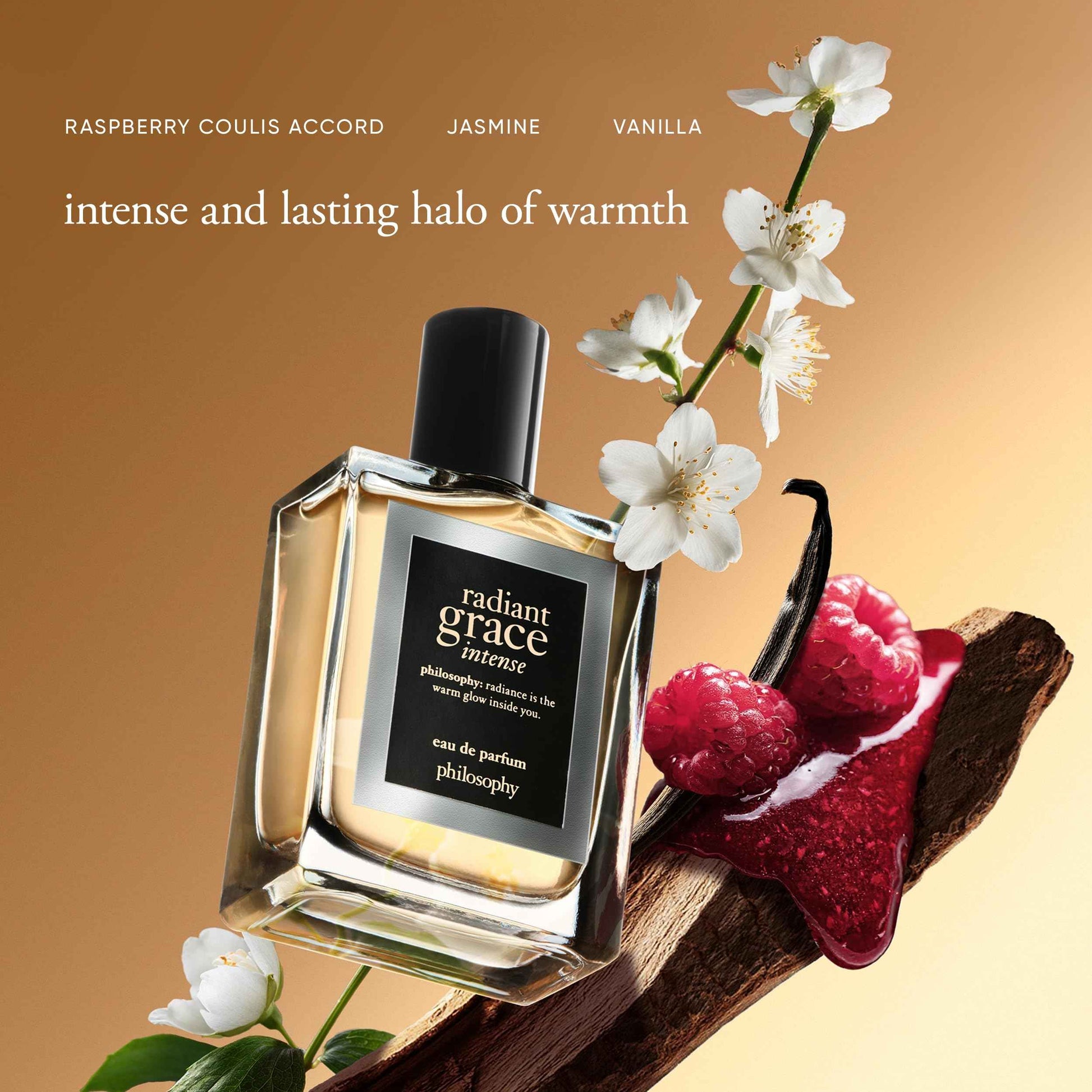 philosophy radiant grace intense eau de parfum for women, 0.33 oz