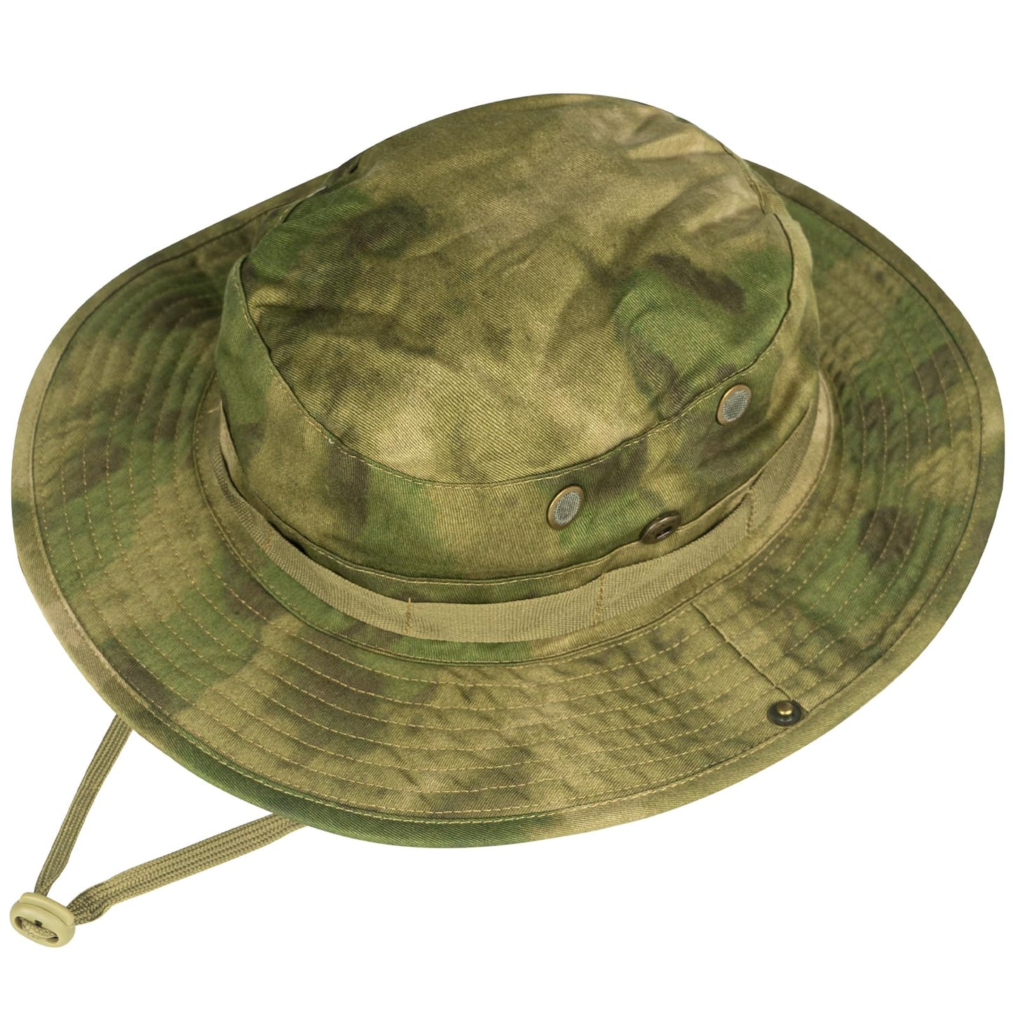 Sun Hats for Men Women Bucket Hat UPF 50+ Boonie Hat Foldable UV Protection Hiking Beach Fishing Summer Safari(1pack-Green Ruin)