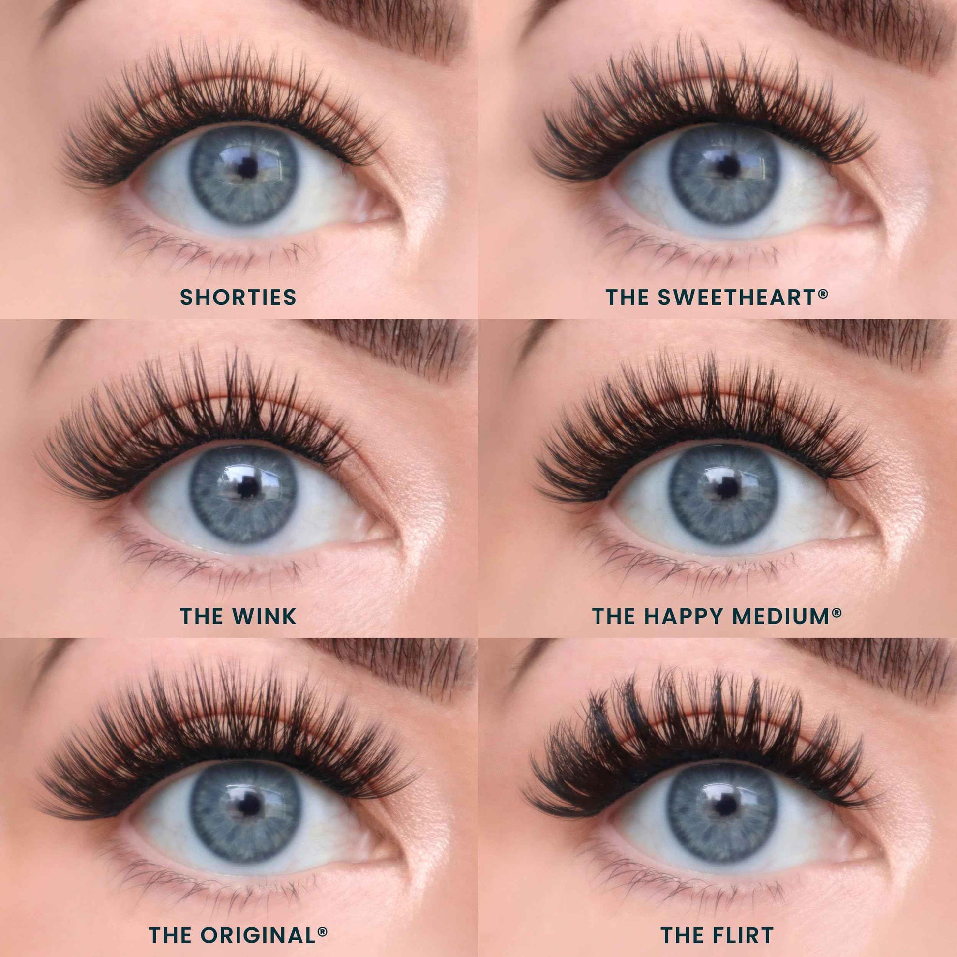 FlutterHabit Classic Collection Box, DIY Lash Extensions, Lash Clusters Kit, Up to 10 Day Wear, Natural & Classic Lashes, Salon Quality Eyelashes Extensions, 6 Sets of Lashes, No Lash Glue Included