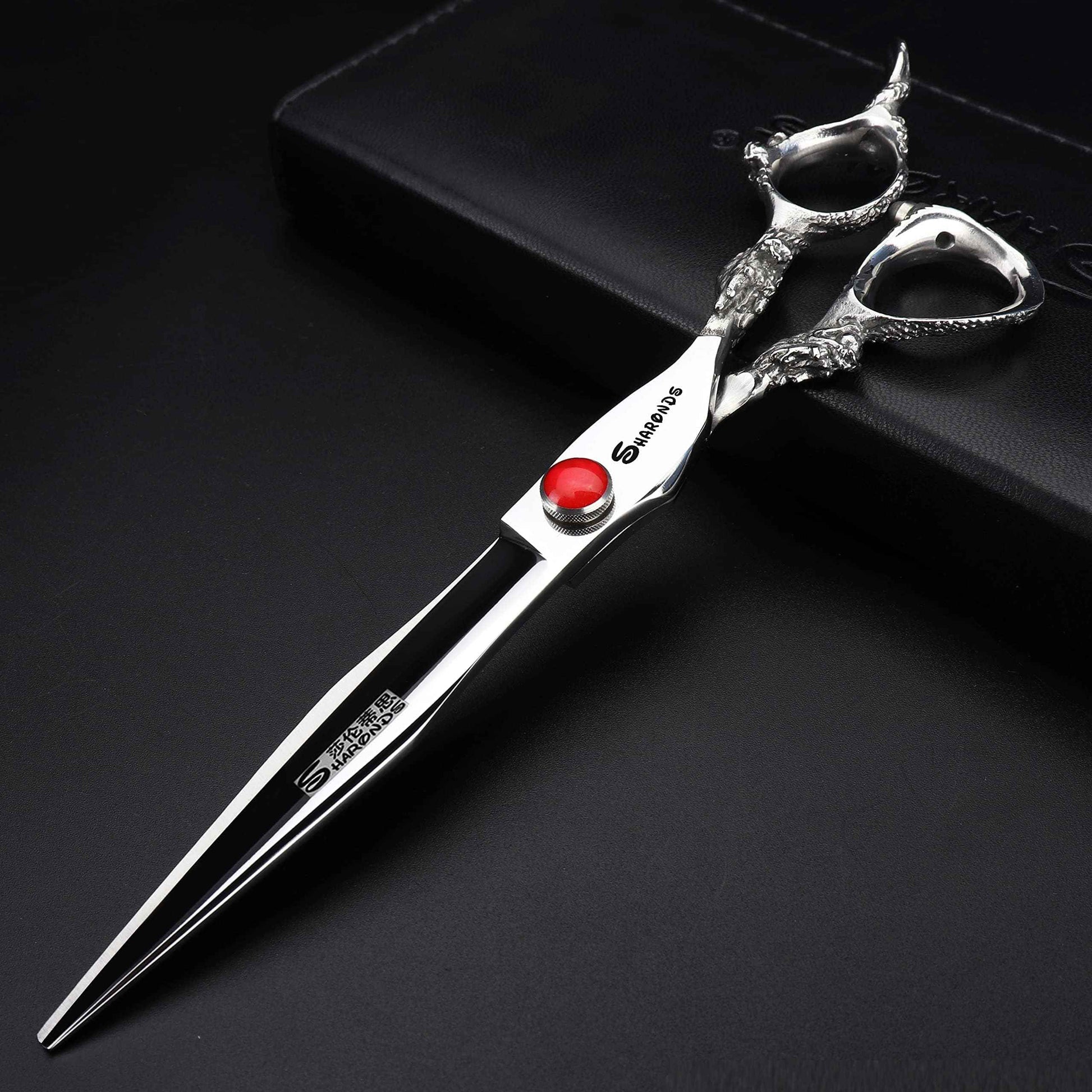 Professional Japanese Hair Scissors - 440C Stainless Steel/Rose Razor Edge (7.5 Inch Flat)