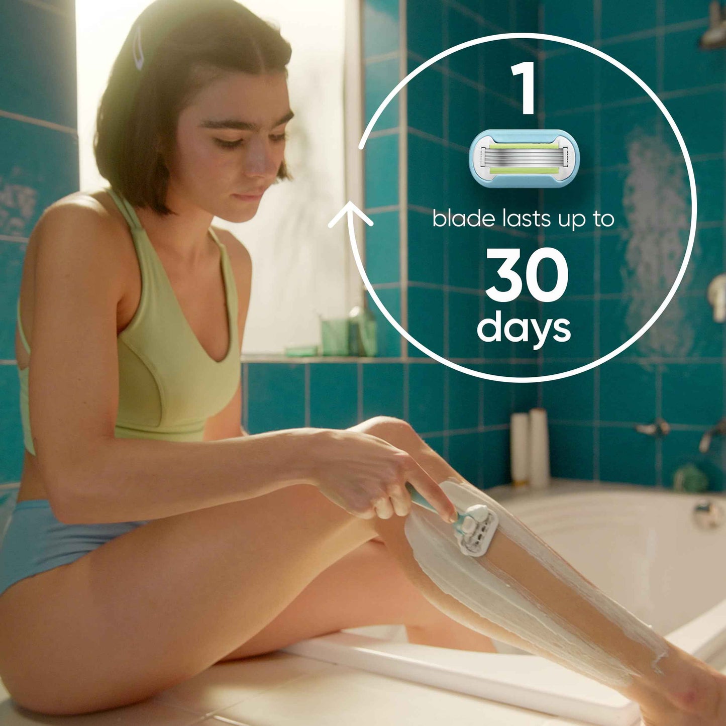 Gillette Venus Extra Smooth Women’s Razor Blades, 5-Bladed Razor Refills, 8 Count