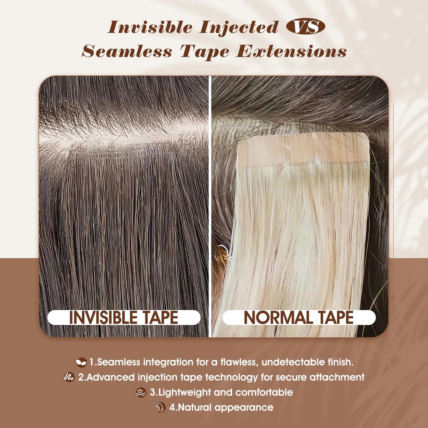 Full Shine Seamless Machine Remy Tape in Virgin Extensions Human Hair Color BM Injection Tape in Extensions 20Gram Invisible Skin Weft Tape in Hair Extensions Human Hair 14Inch 10Pcs For Wedding