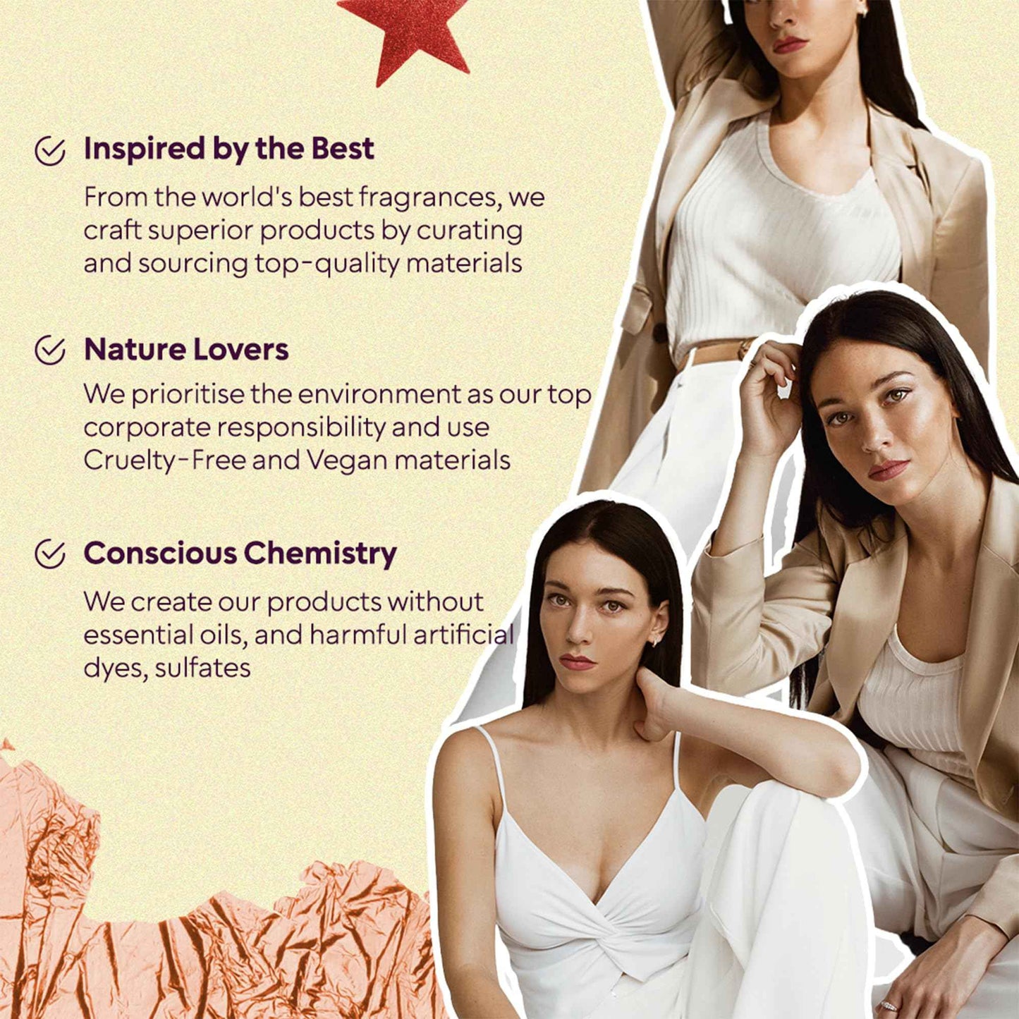 BellaVita Luxury Women's Perfume Gift Set (4x20ml) | Notes of Floral, Sweet, Spicey Red Fruit, Vanilla & Musk | DATE, SENORITA, GLAM & ROSE | French Parfum Collection Gift Set