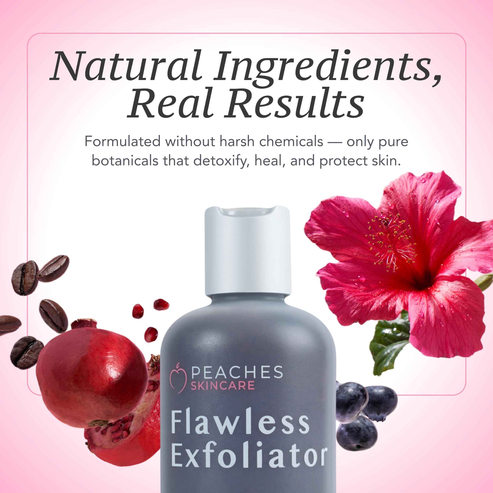 Vegan Face Exfoliator Scrub – Gentle Daily Facial Scrub with Blueberry, Coffee Bean, and Vitamin C – Face Exfoliant for Smooth, Radiant Skin – Flawless Exfoliator (8 oz)