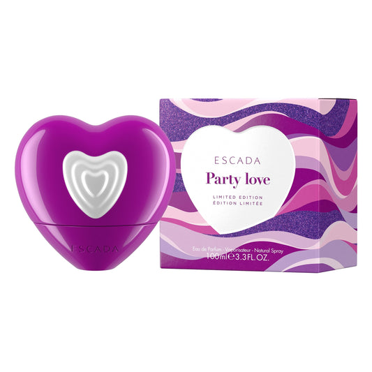 Escada Party Love Limited Edition Eau De Parfum For Women, Gourmand Fragrance, Vegan Perfume