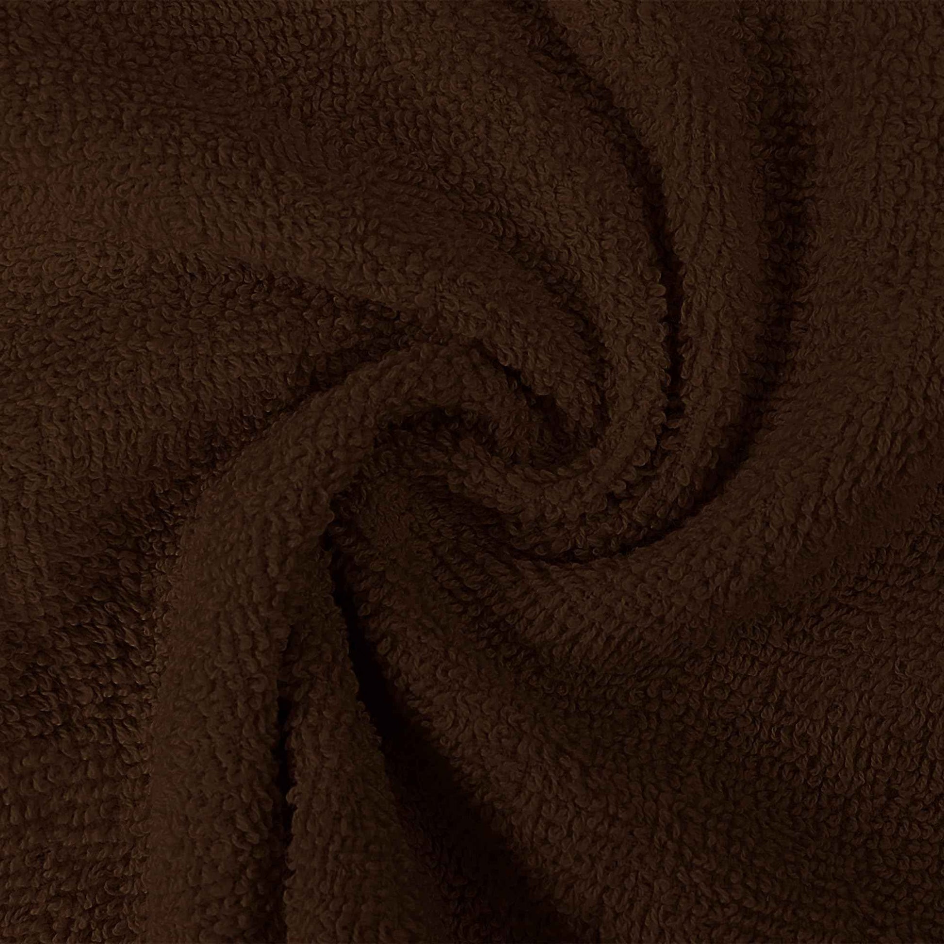 Utopia Towels 12 Pack Premium Wash Cloths Set, 12 by 12 Inches, 100% Cotton Ring Spun, Highly Absorbent and Soft Feel Essential Washcloths for Bathroom, Spa, Gym, and Face, Dark Brown