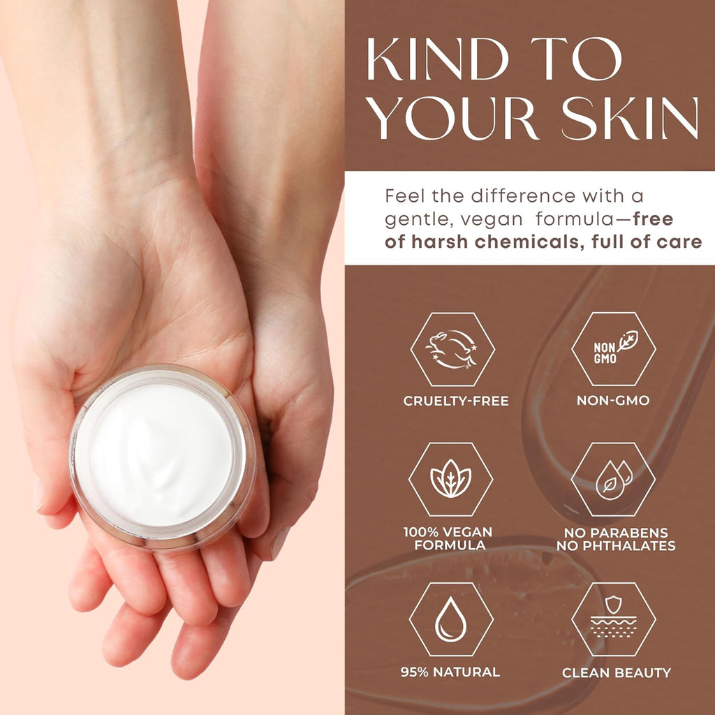 Vitamin C & Collagen Face Moisturizer - Dermatologist Tested, Anti-Aging, Skin Tightening - Brightening, Clean Beauty, Cruelty-Free, Korean Skincare for All Skin Types - 1.69 Fl oz