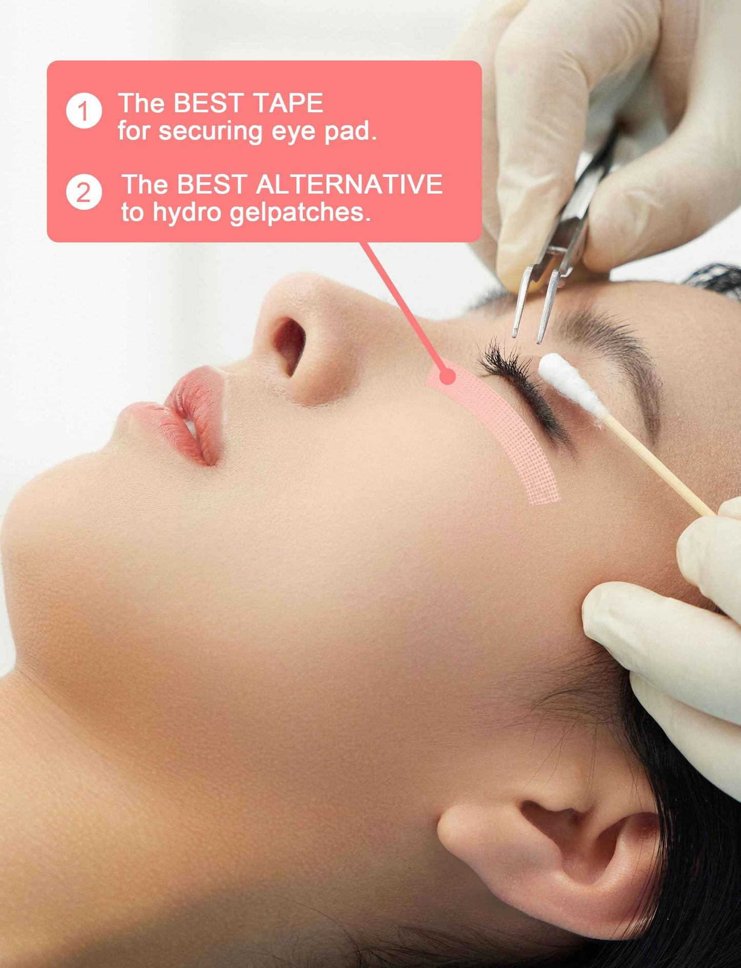 fenshine 6 Rolls Micropore Medical Tape for Eyelash Extension, Adhesive Fabric Tape for for Eyelash Extension Supply