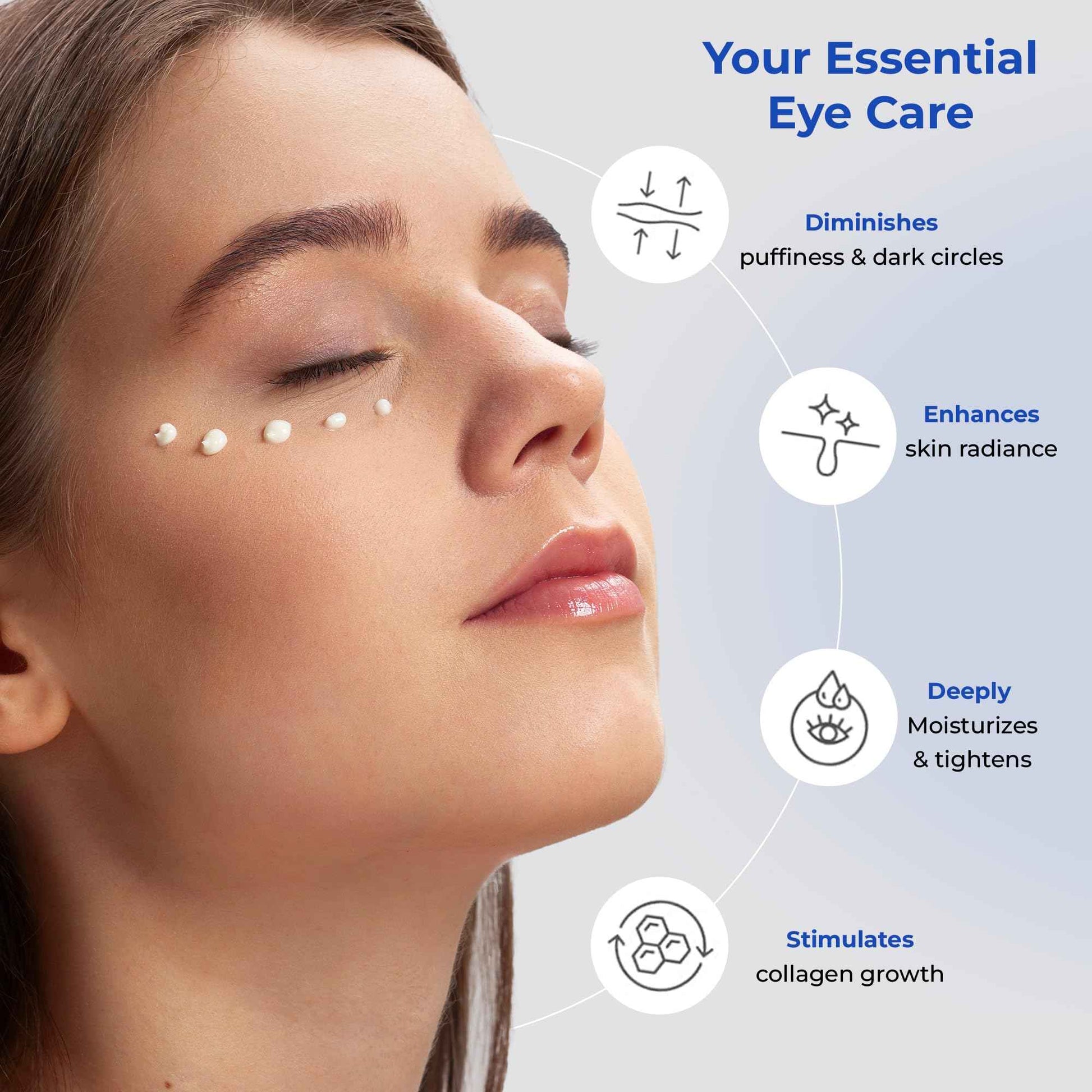 Dark Spot Remover & Under Eye Cream Bundle - Age Spot and Melasma Treatment for Face & Body and Eye Cream for Puffiness, Dark Circles, and Fine Lines - Skin Brightening Cream with Retinol, Hyaluronic