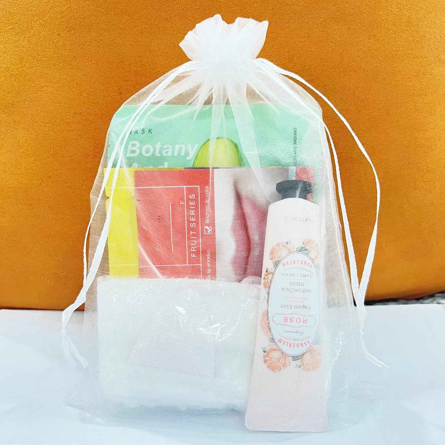 48 Pcs Spa Party Supplies for Girls, Facial Masks,Under Eye Patches,Hand Cream, Lip mask,Headband and Organza Bags, Spa Party Favors, Home Spa Kit Sleepover Set,Gifts for Women Sleepover Party Favors