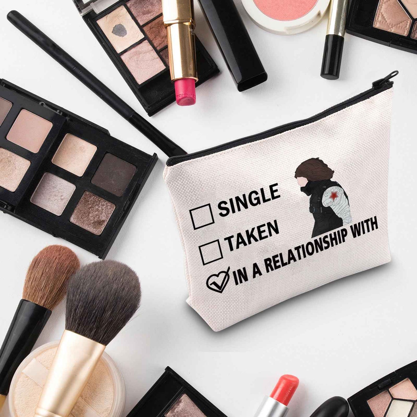 G2TUP Soldier Inspired Gift Dating B Makeup Bag Soldier Cosmetic Bag Fan Club Gift