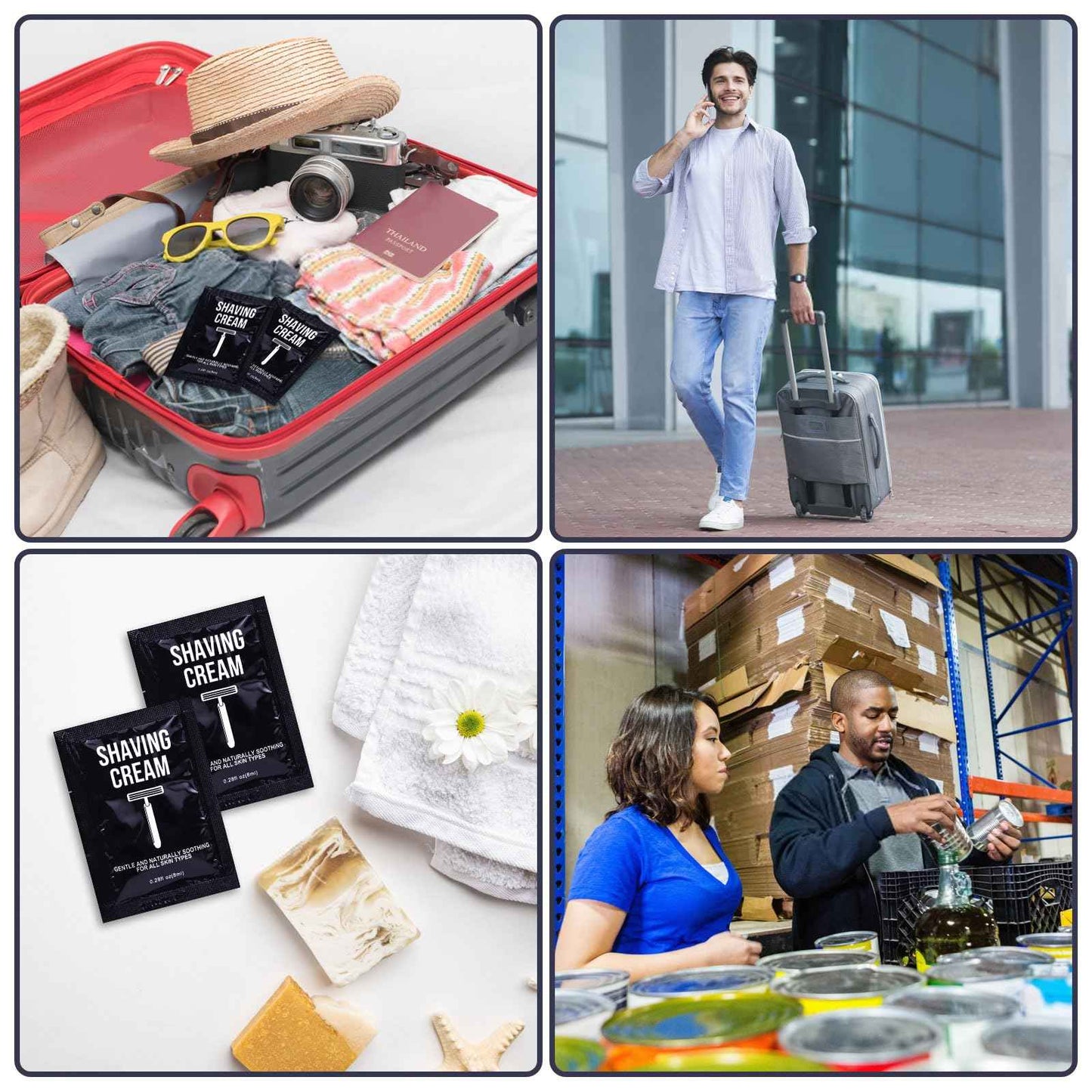 Shaving Cream Bulk Travel 8ml/0.28fl oz,Disposable Shaving Cream in Bulk Travel Shave Cream for Hotel Homeless （jasmine，pack of 200)