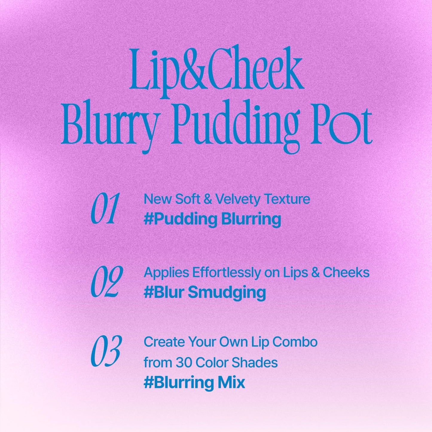 fwee Lip&Cheek Blurry Pudding Pot | Cold-hearted Moment - Chill'n | Makeup Blush, Buildable Lightweight, Multi-Use Soft Matte Finish | 5g