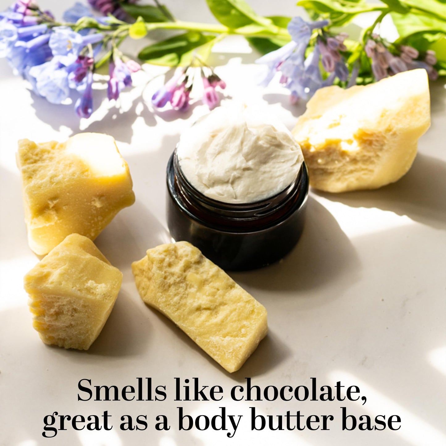 Better Shea Butter Cocoa Butter - 8 oz Block, Deeply Moisturizes Skin, Diminishes Scars, Stretch Marks, Soothes Dry Skin