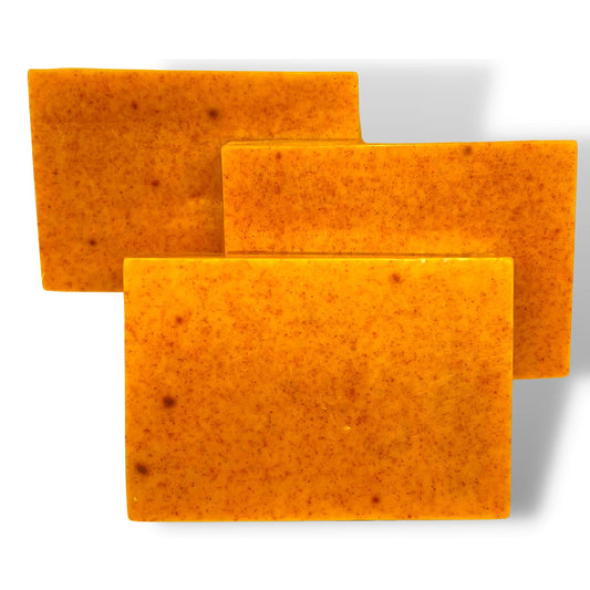 Turmeric and Kojic Acid Skin Brightening Soap All Natural Gentle Cleanser for All Skin Types. Fights Acne, Reduces Dark Spots & Fades Scars. Face & Body Cleanser for Men, Women & Teens. (2 Pack)