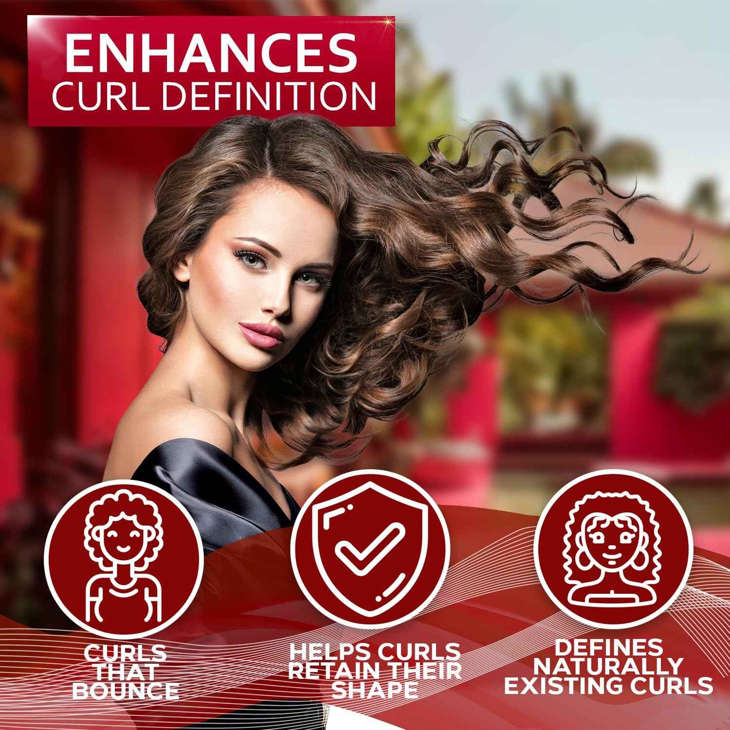 Curly Hair Shampoo and Conditioner Set and Curly Hair Mask