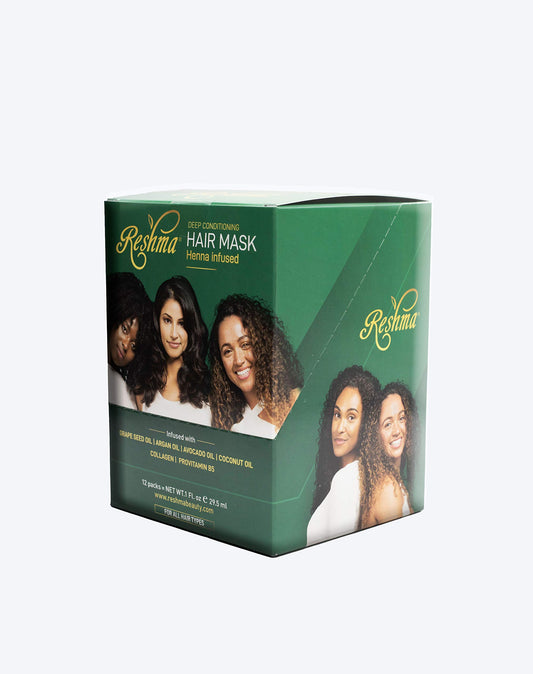 Reshma Beauty Deep Conditioning Hair Mask, 12 Count