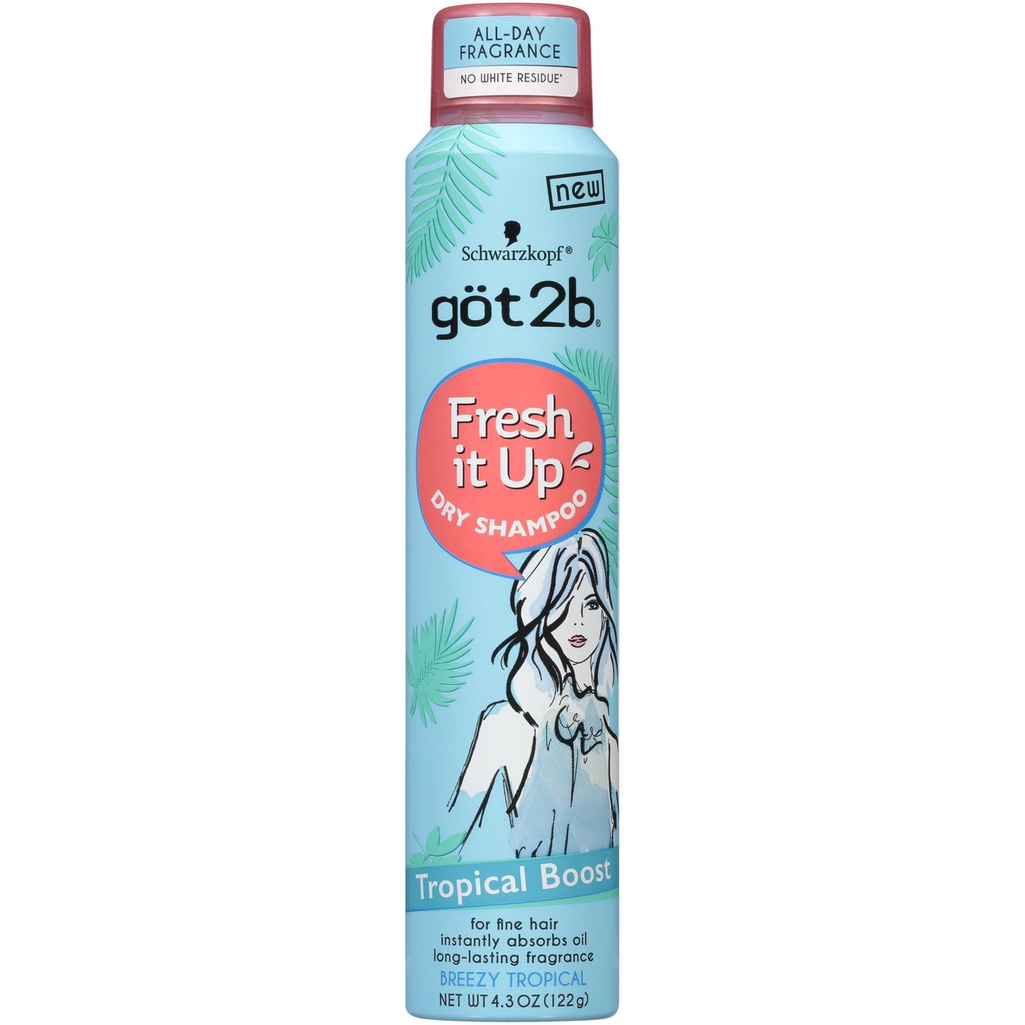 Got2b Fresh It Up Dry Shampoo, Tropical Boost, 4.3 Ounces