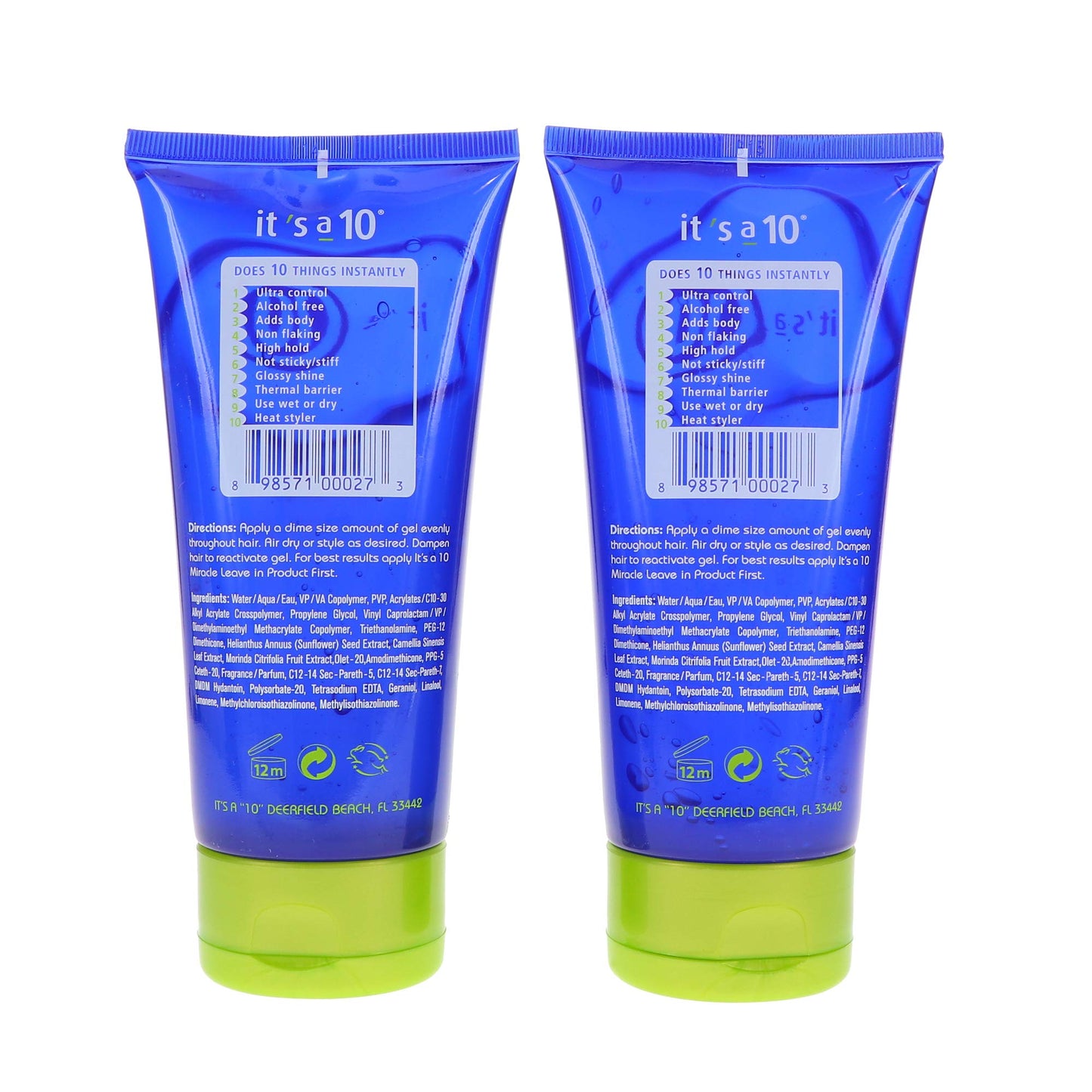 it's a 10 Haircare Miracle Firm Hold Gel, 5 fl. oz. (Pack of 2)